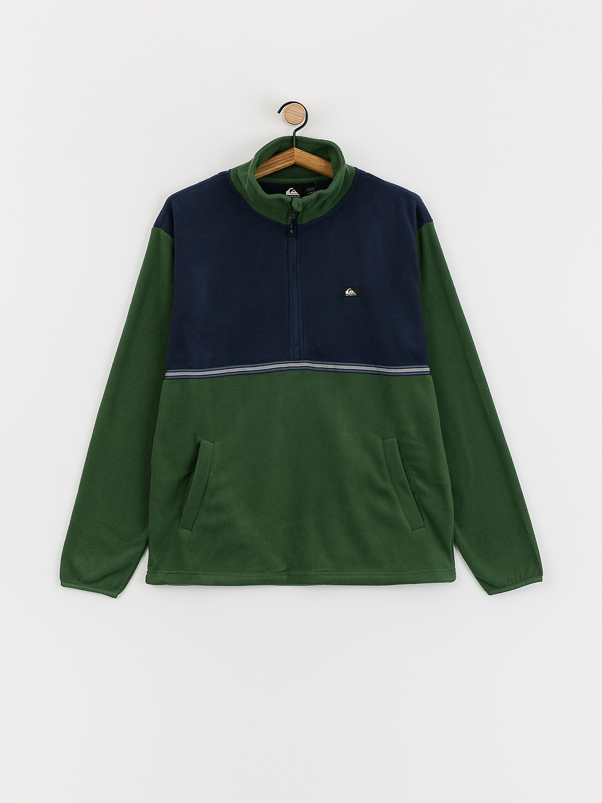 Férfi Quiksilver Taped Off Polár pulóver (greener pastures)