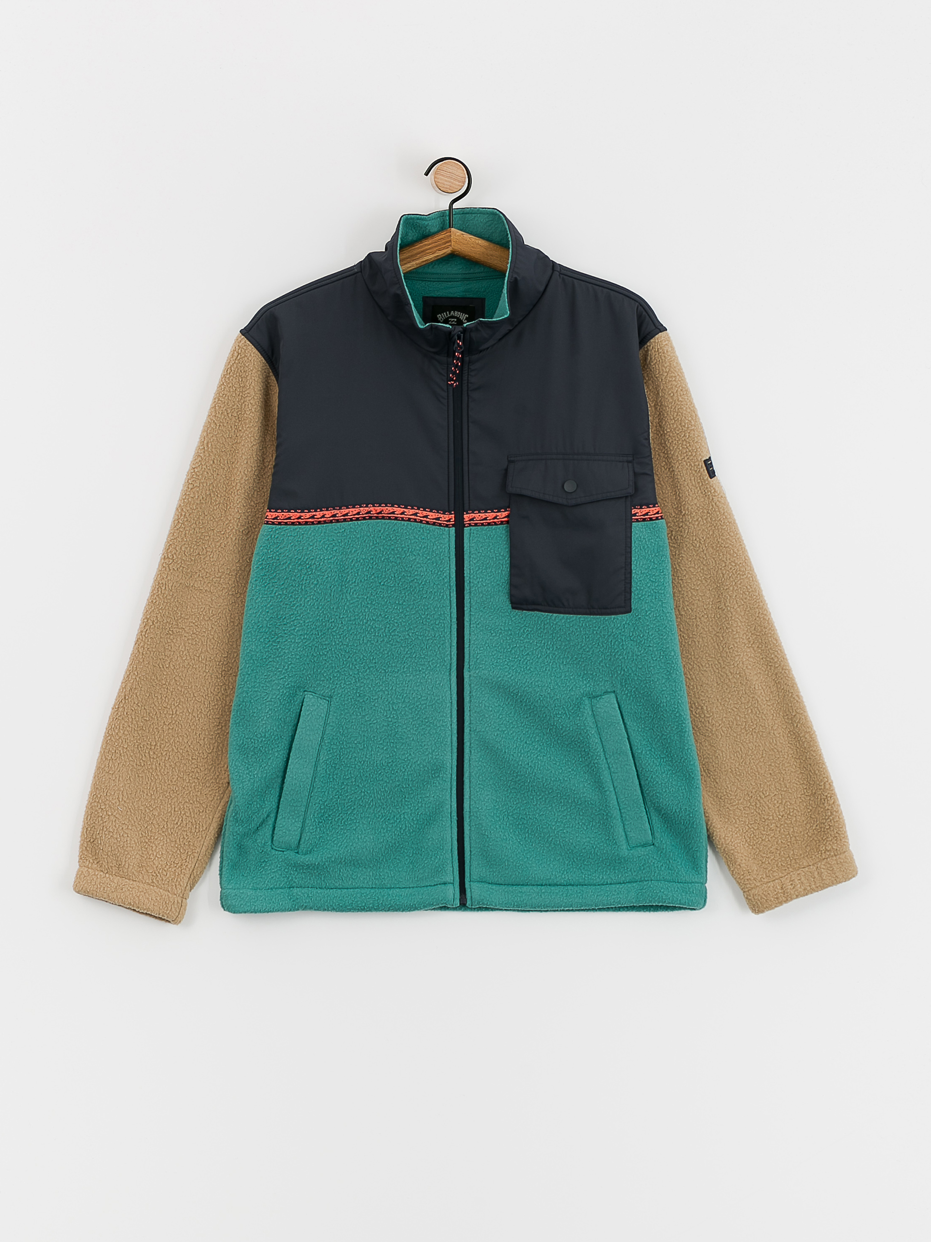 Férfi Billabong Boundary Trail Polár pulóver (pacific)