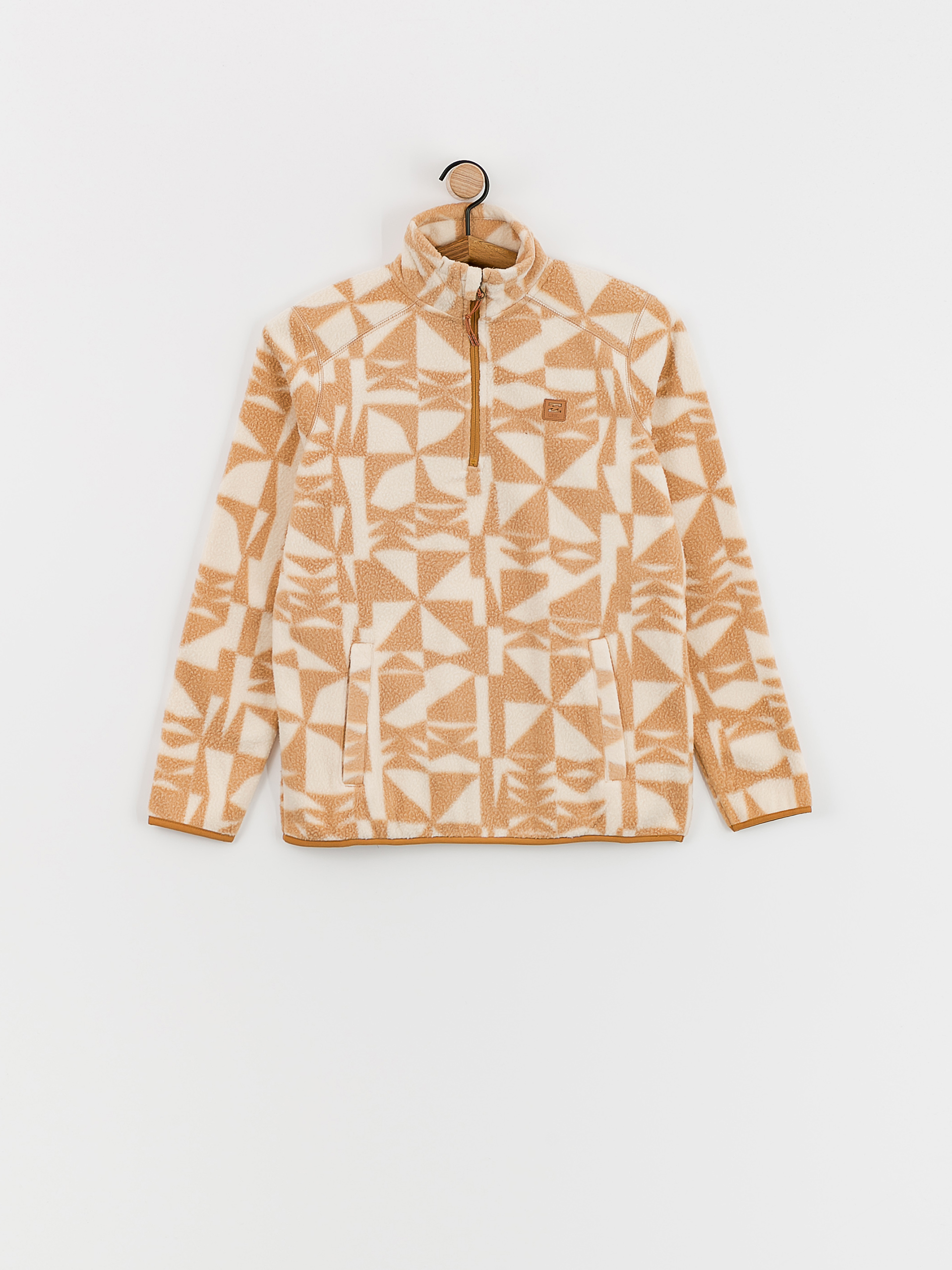 Női Billabong Boundary Mock 3 Polár pulóver (latte)