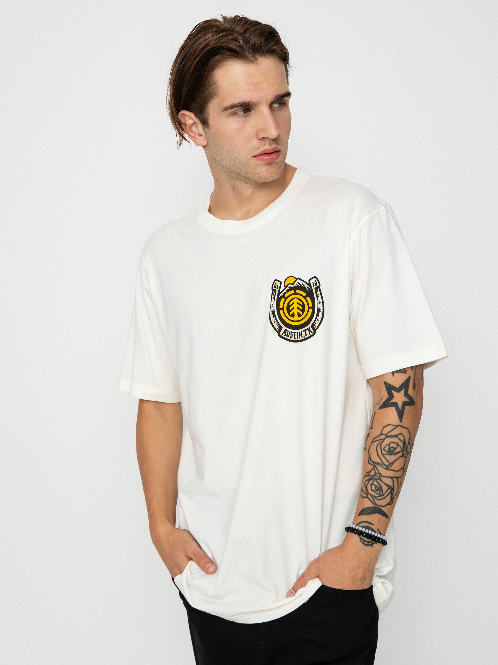 Element Horse Shoe póló (egret)