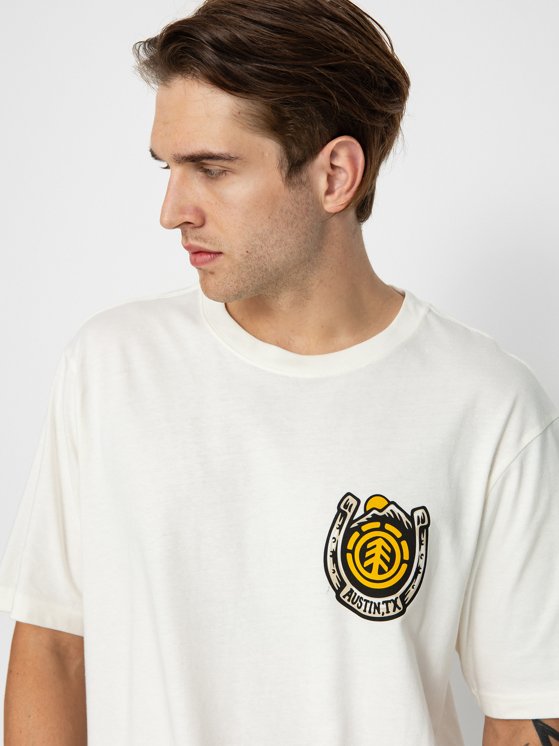 Element Horse Shoe póló (egret)