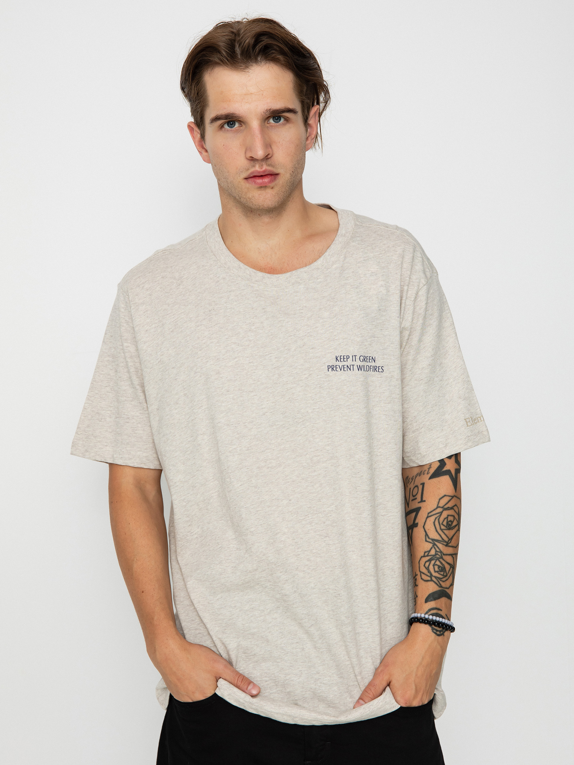 Element Forest Fut póló (vanilla ice/heather)