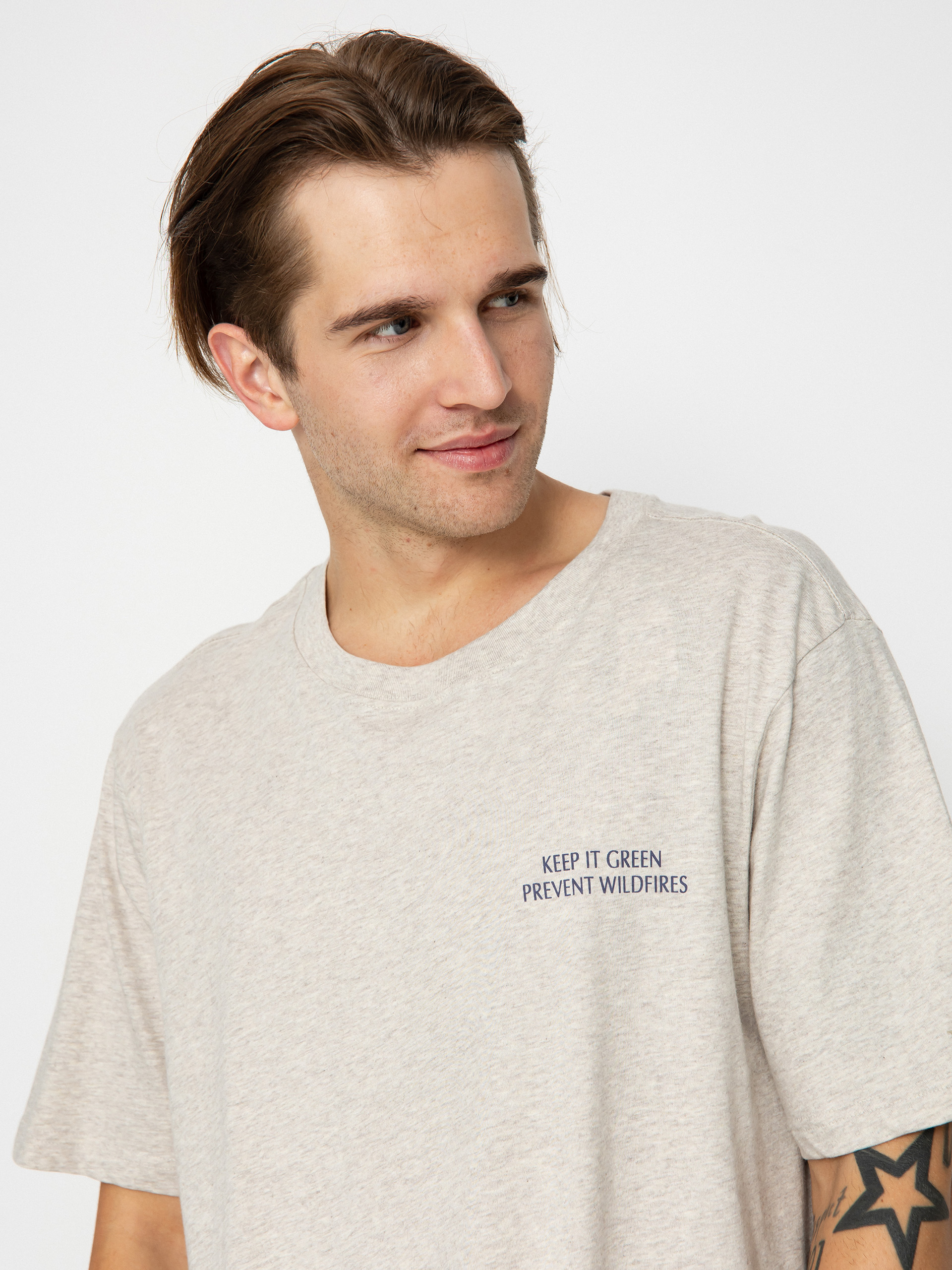 Element Forest Fut póló (vanilla ice/heather)