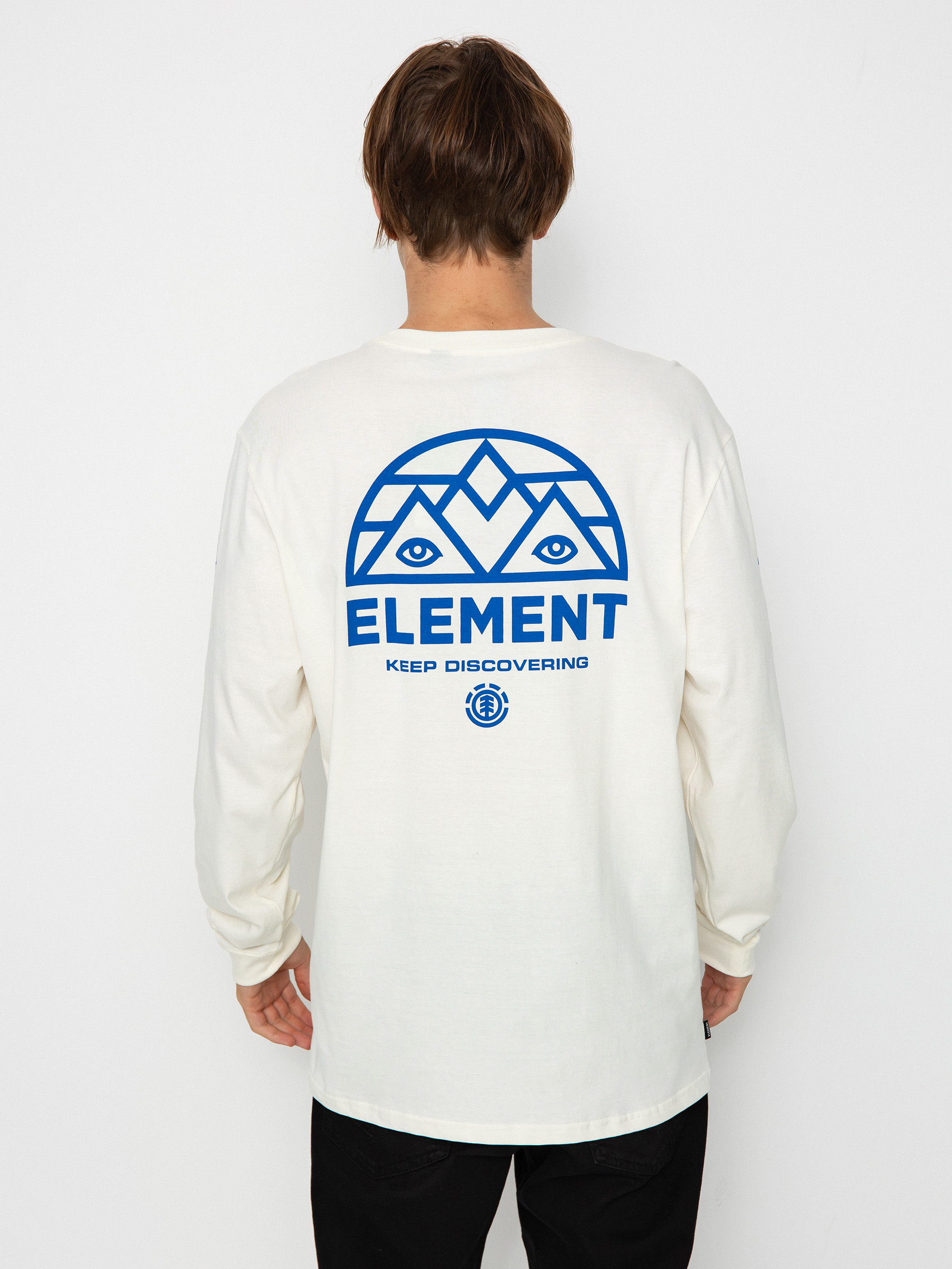 Element Longsleeve Disco Ujjatlan felső (egret)