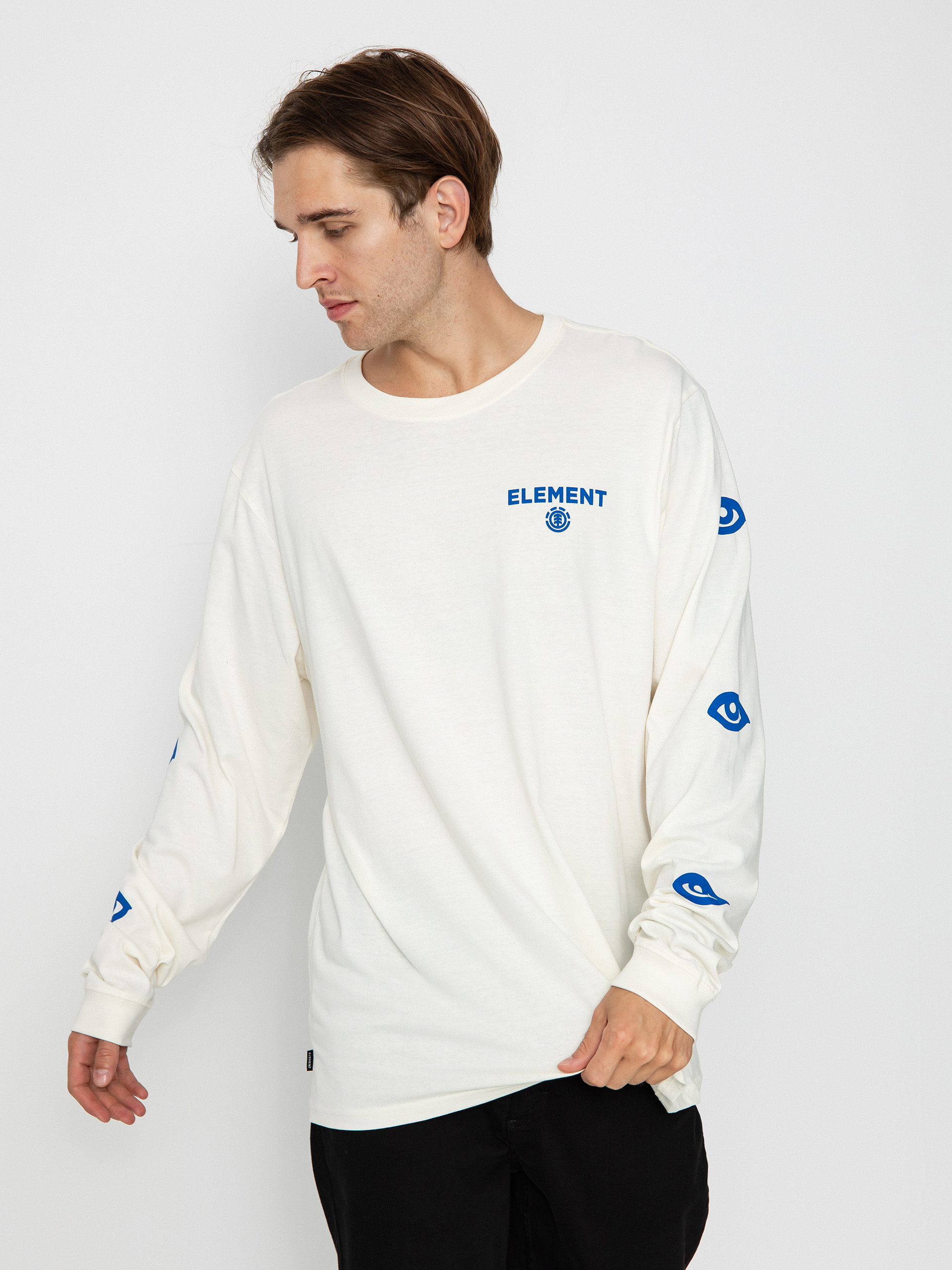 Element Longsleeve Disco Ujjatlan felső (egret)