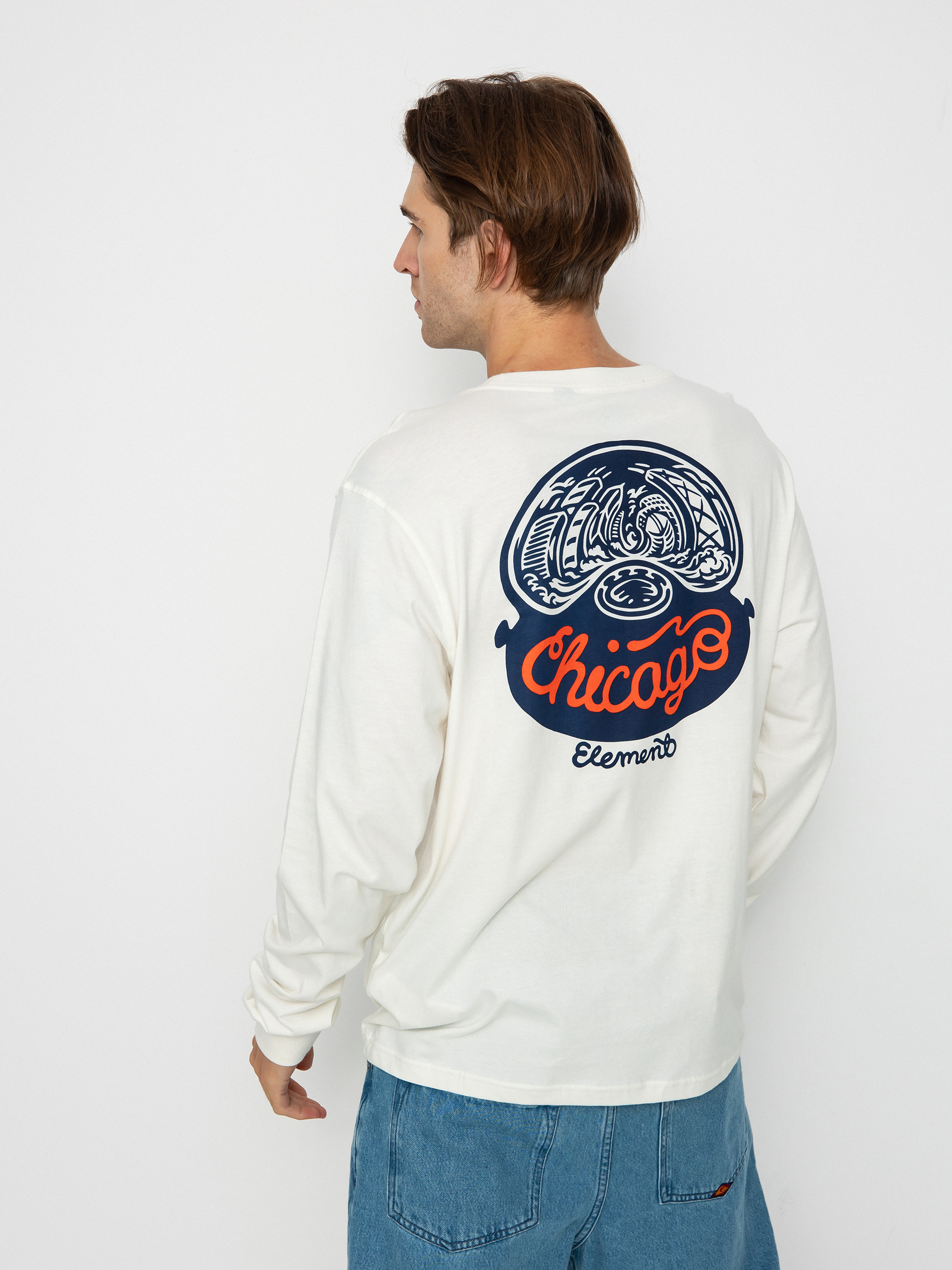 Element Chicago Il Hosszú ujjú felső (egret)