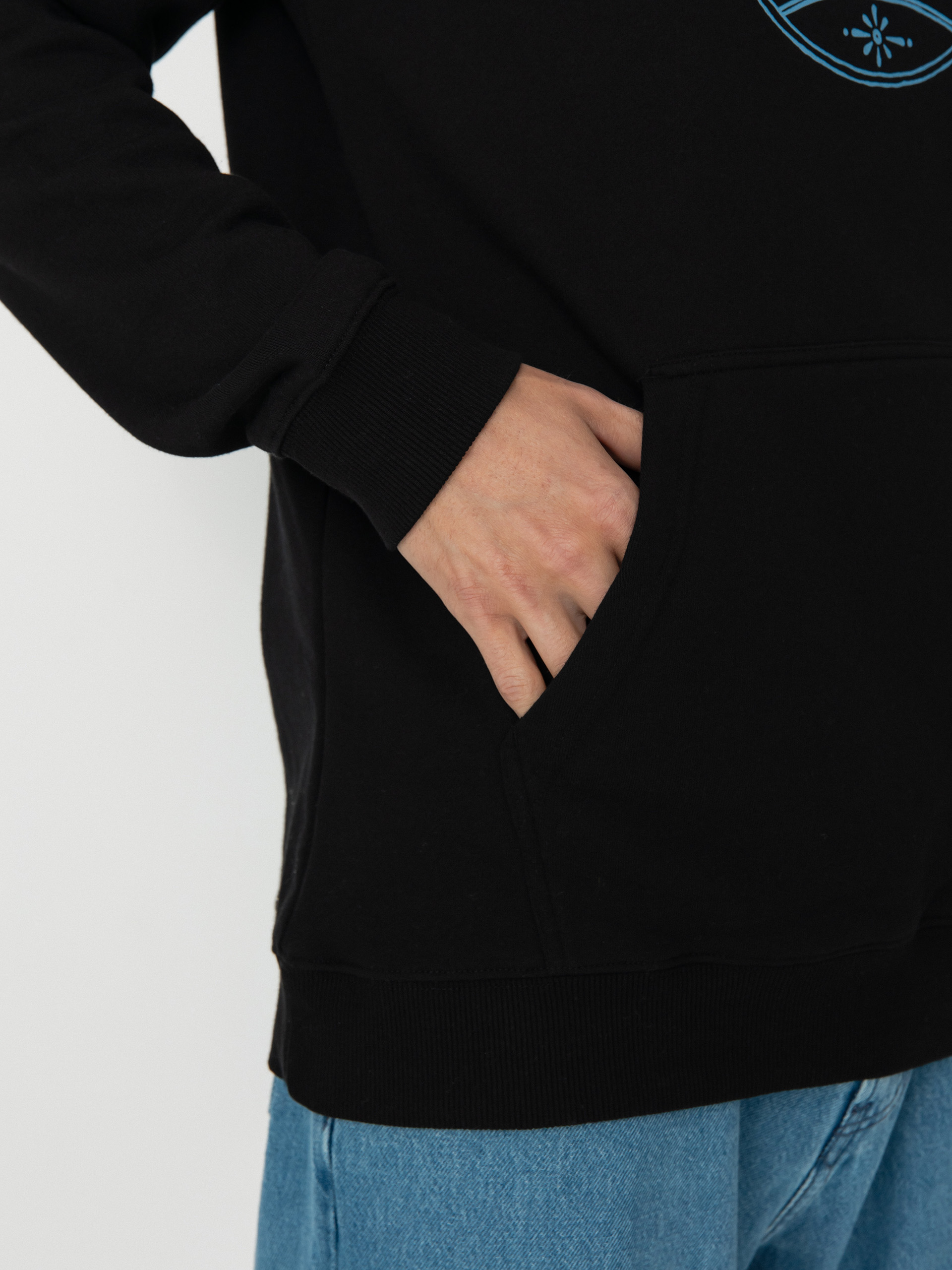 Rip Curl Stapler HD Kapucnis pulóver (black)