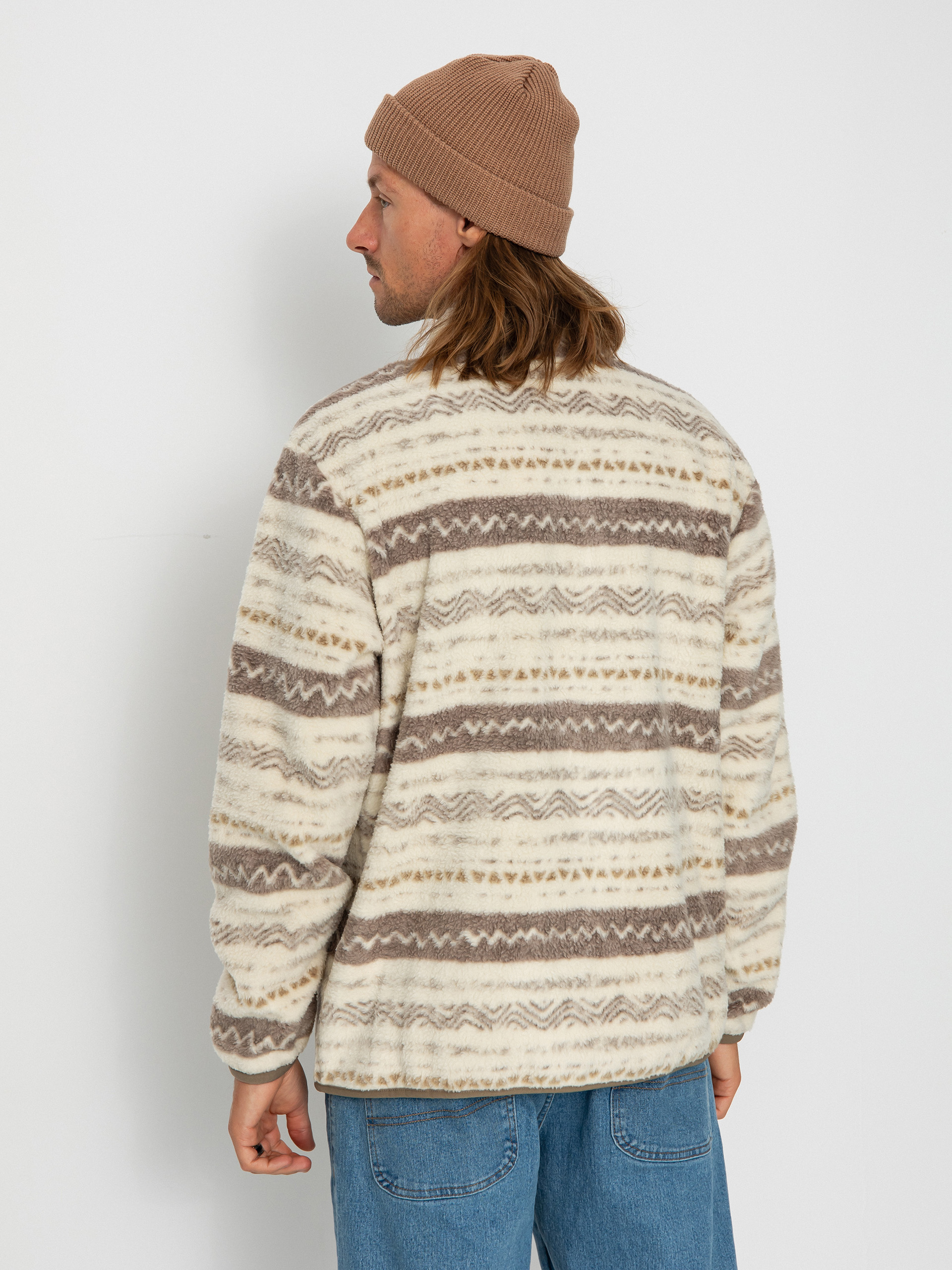 Férfi Quiksilver Clean Coasts Polár pulóver (birchplayamesa)