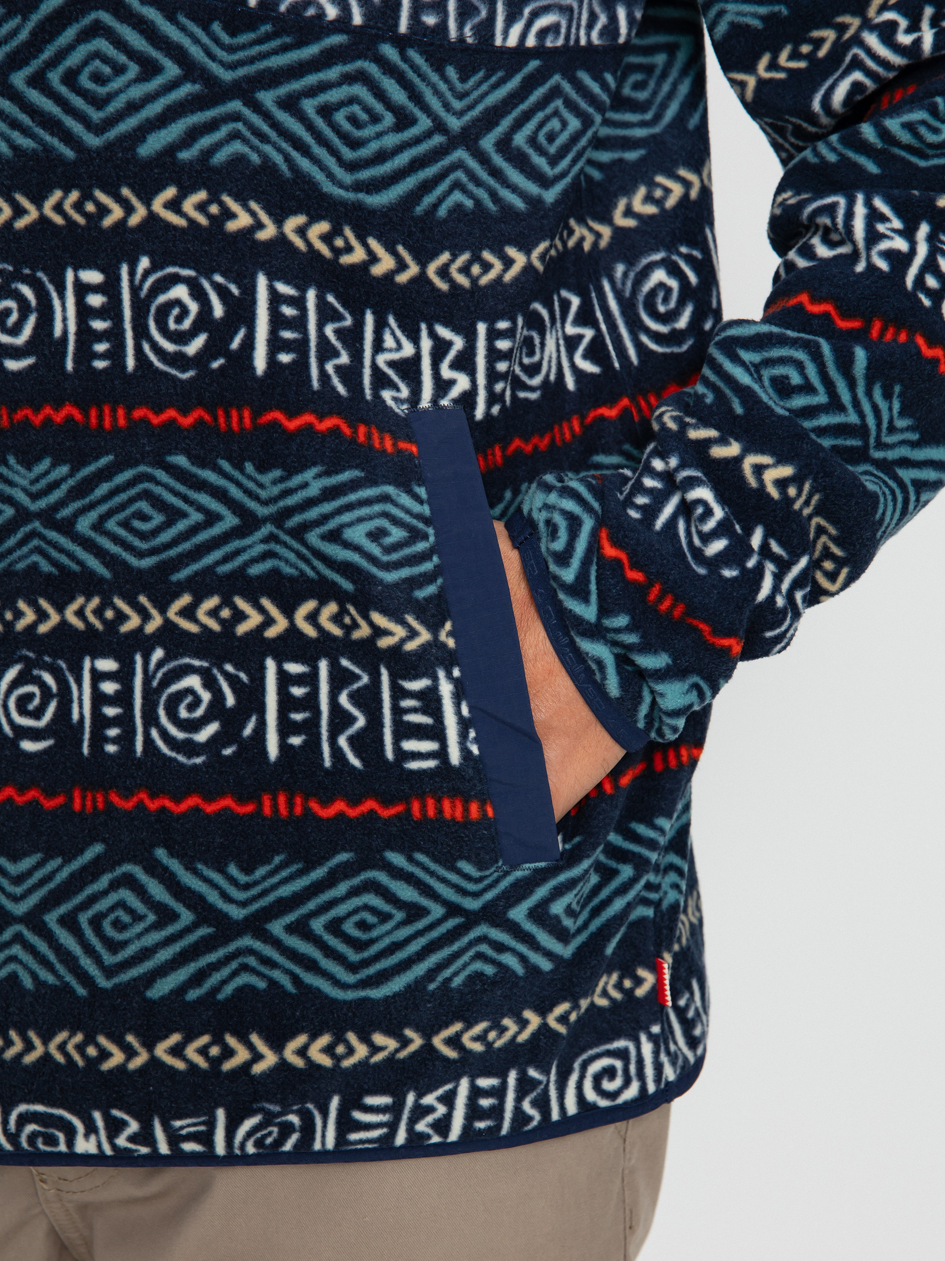 Férfi Quiksilver No Destination 2 Polár pulóver (nodestinationnavalac)