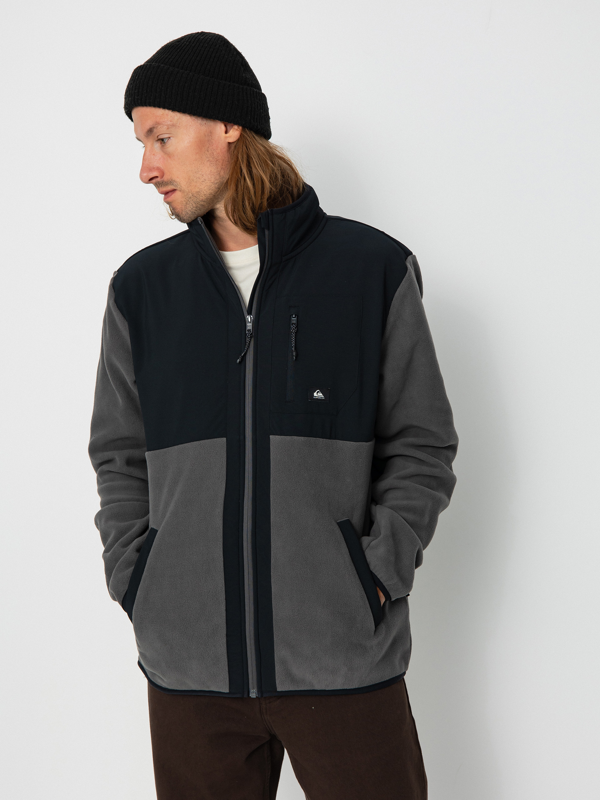 Férfi Quiksilver Fz Polár pulóver (iron gate)