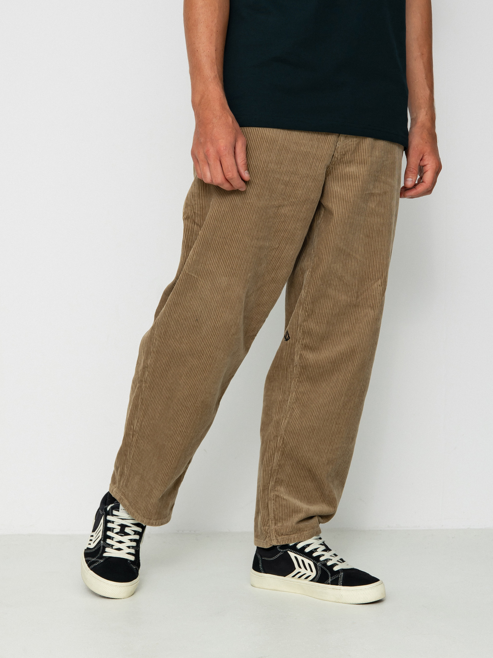 Volcom Billow Tapered Cord Kisnadrág (khaki)