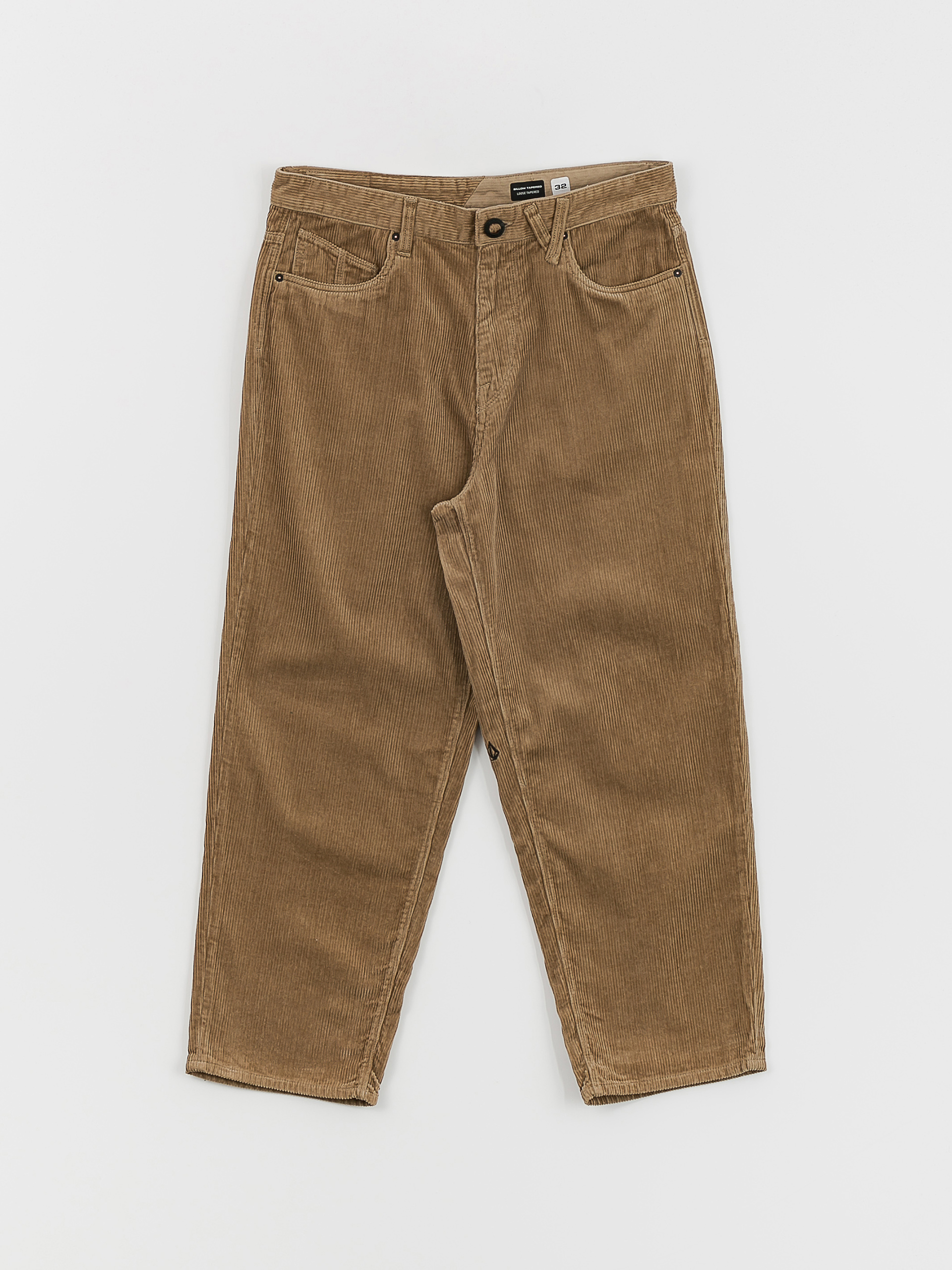 Volcom Billow Tapered Cord Kisnadrág (khaki)