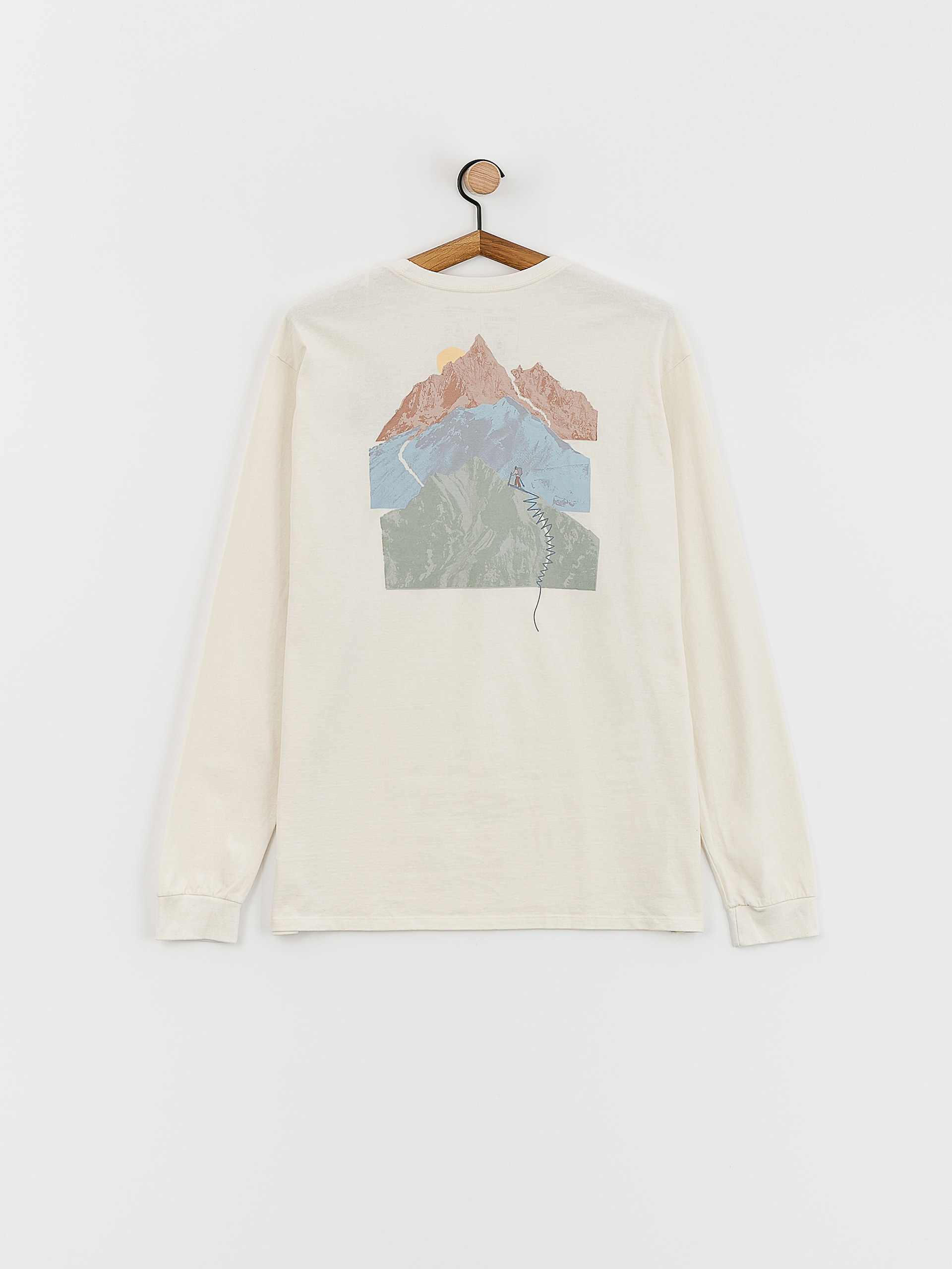 Patagonia Snowstitcher Pocket Responsibili Hosszú ujjú felső (birch white)