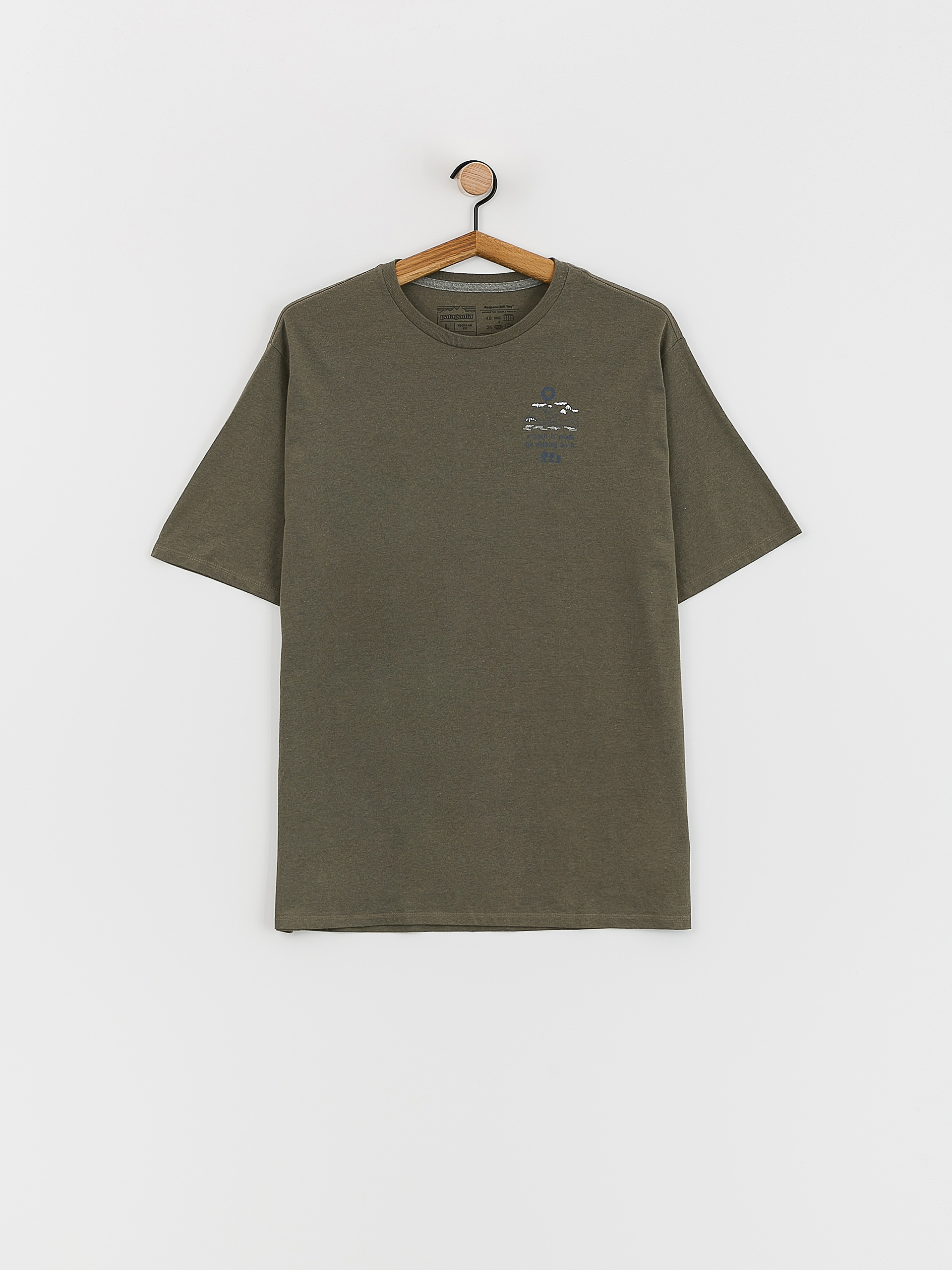 Patagonia 50 Year Responsibili Póló (the long view/sleet green)