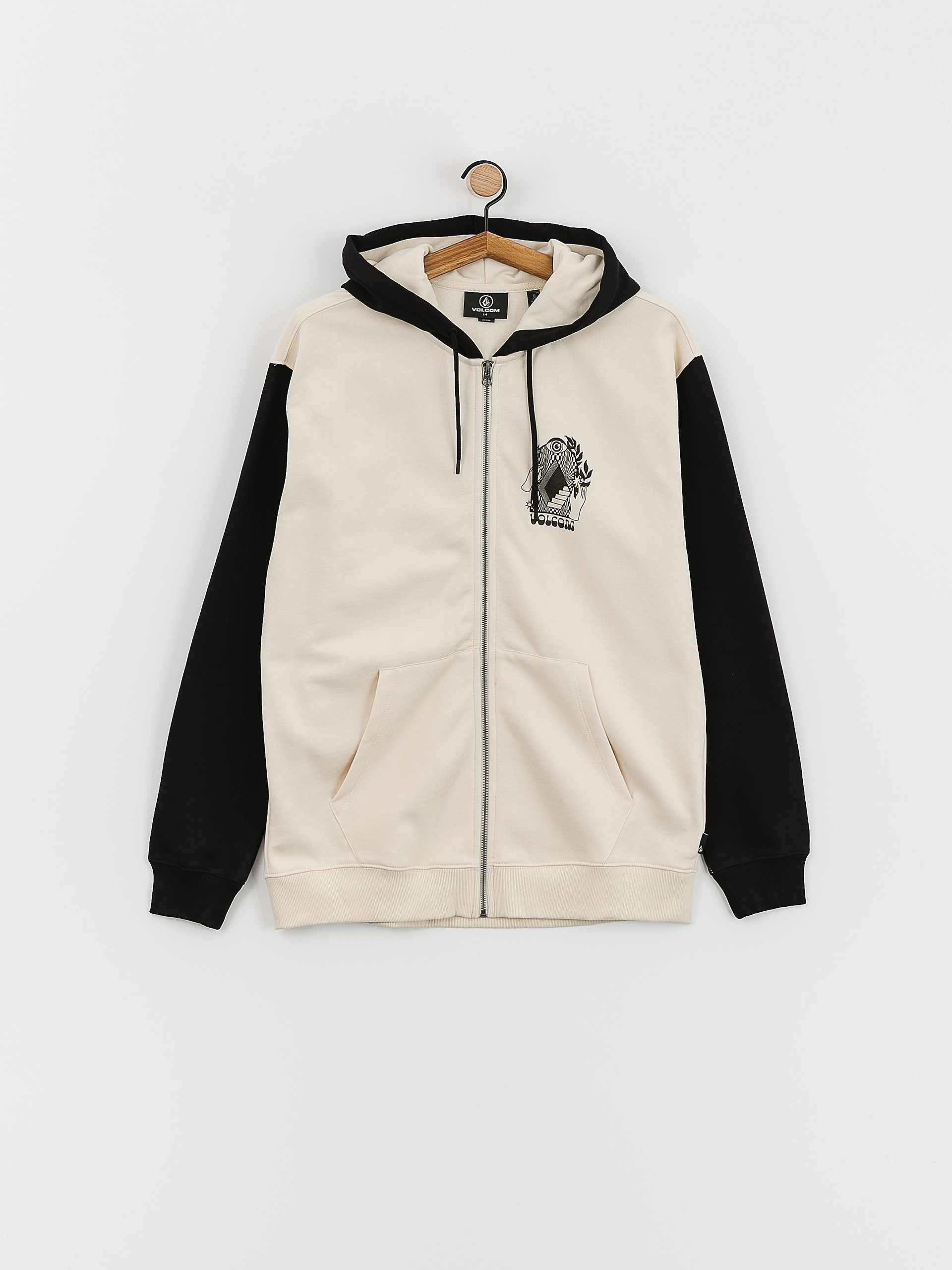 Volcom Watanite ZHD Kapucnis pulóver (dirty white)