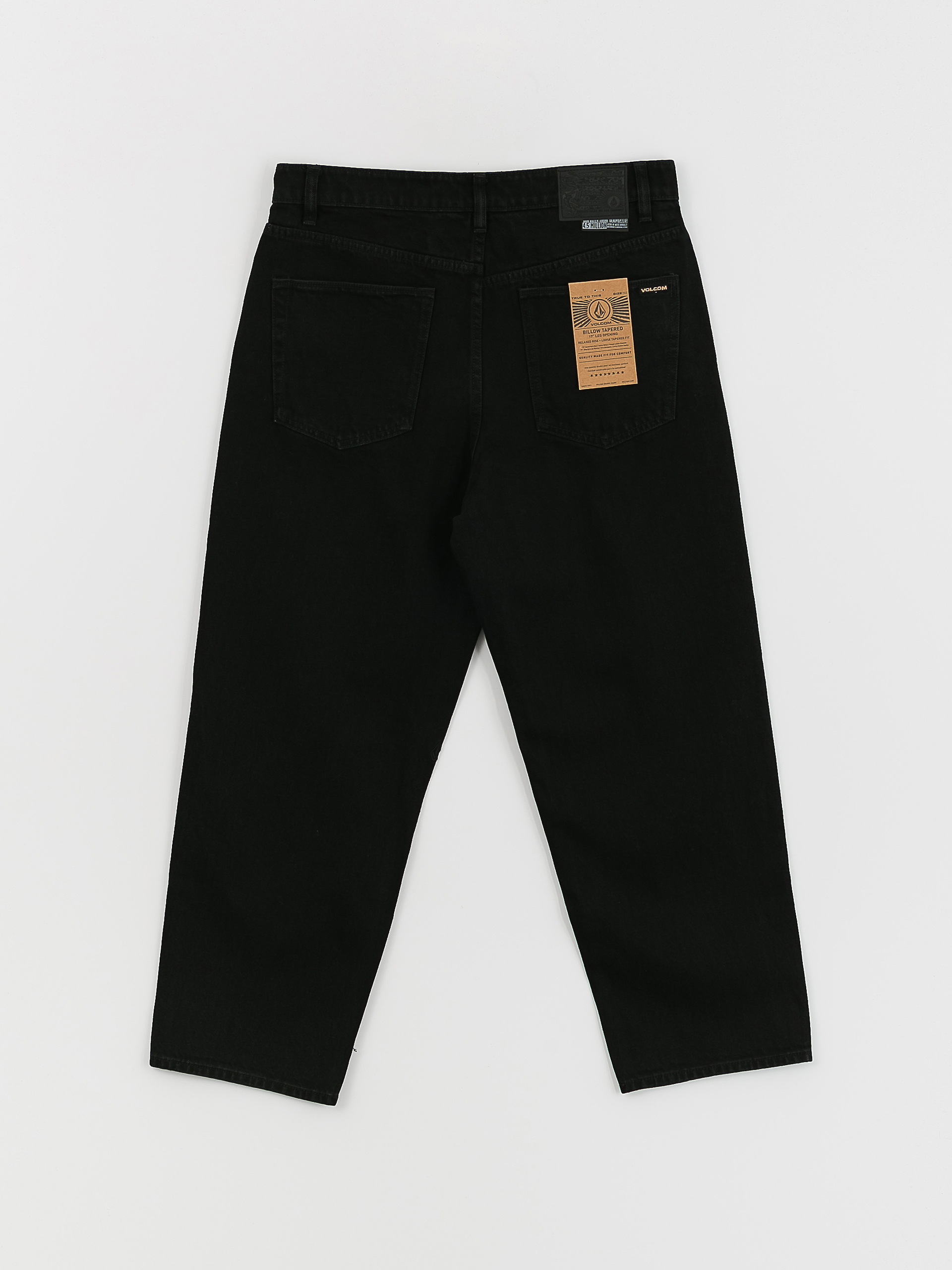 Volcom Billow Tapered Denim Kisnadrág (black)