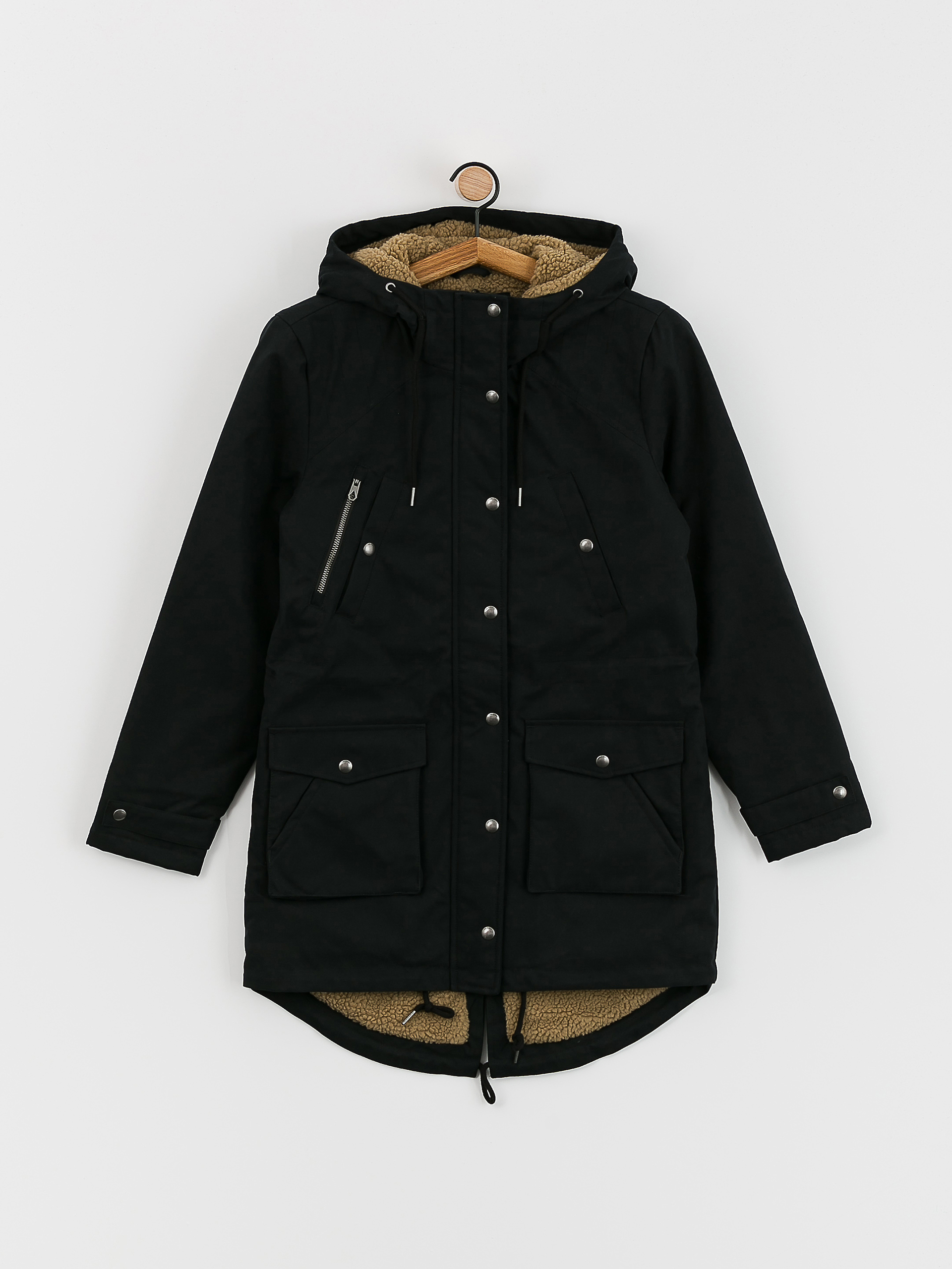 Volcom Walk On By 5K Parka Dzseki Wmn (black)