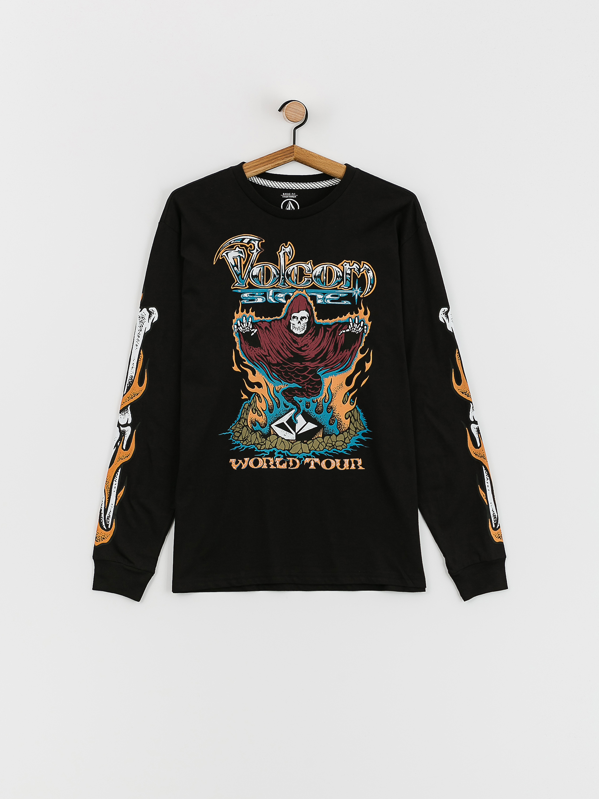 Volcom Stone Ghost Hosszú ujjú felső (black)