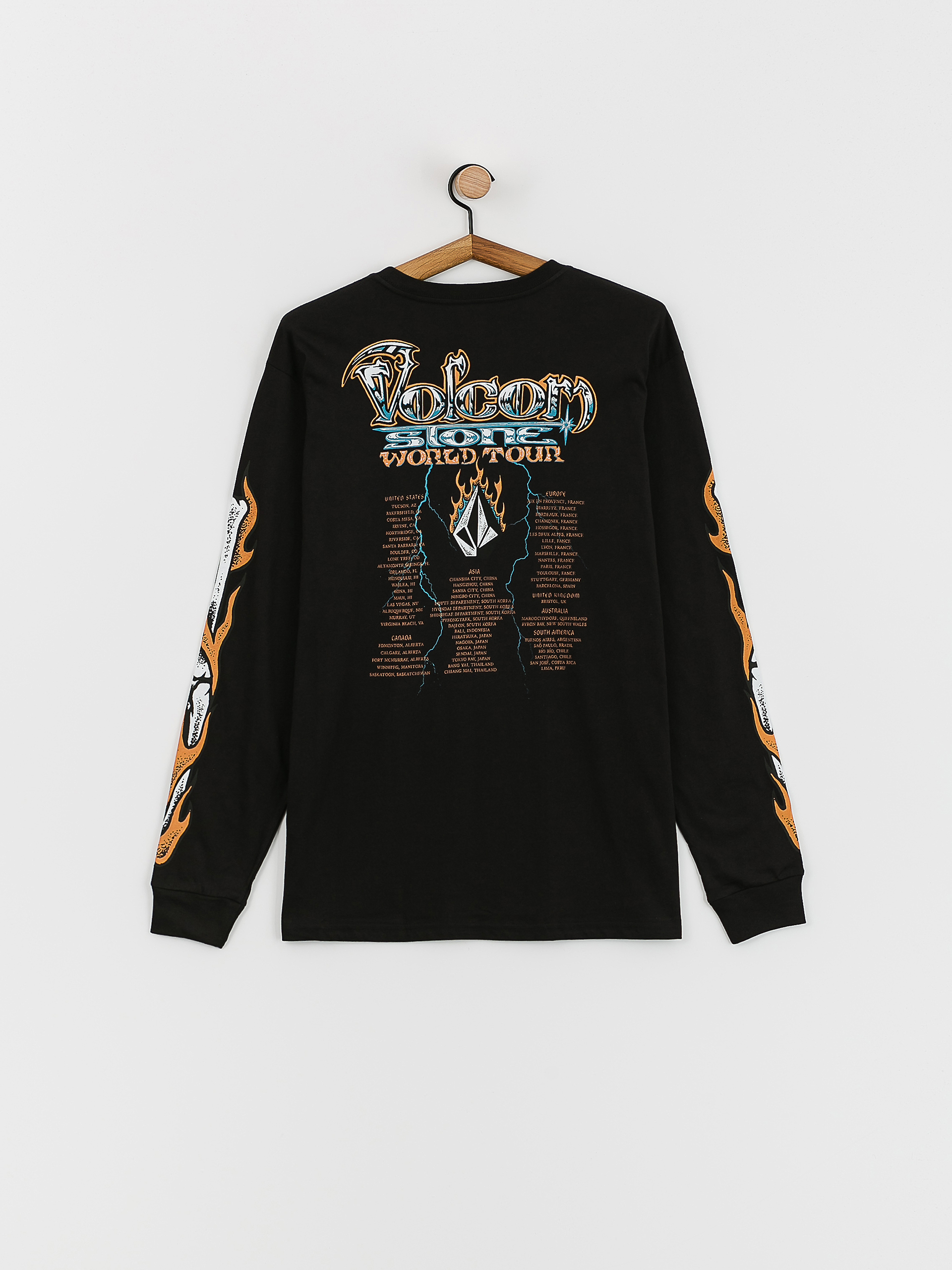 Volcom Stone Ghost Hosszú ujjú felső (black)