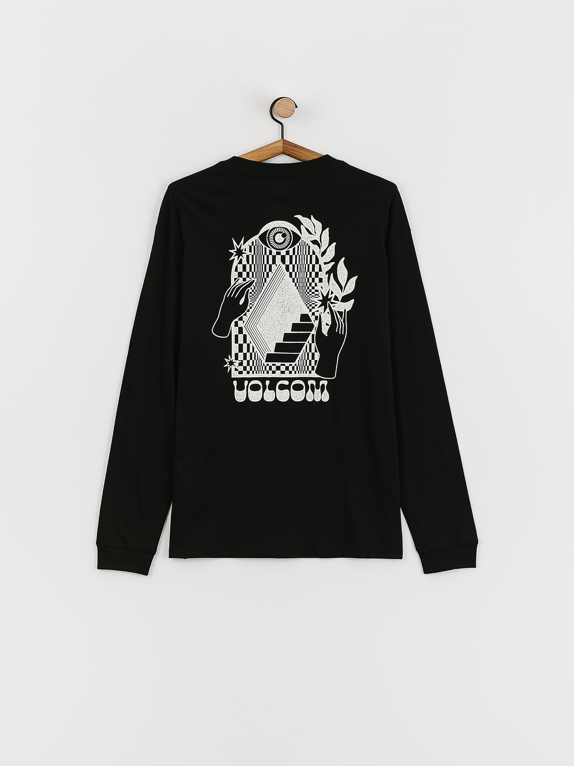 Volcom Stairway Hosszú ujjú felső (black)