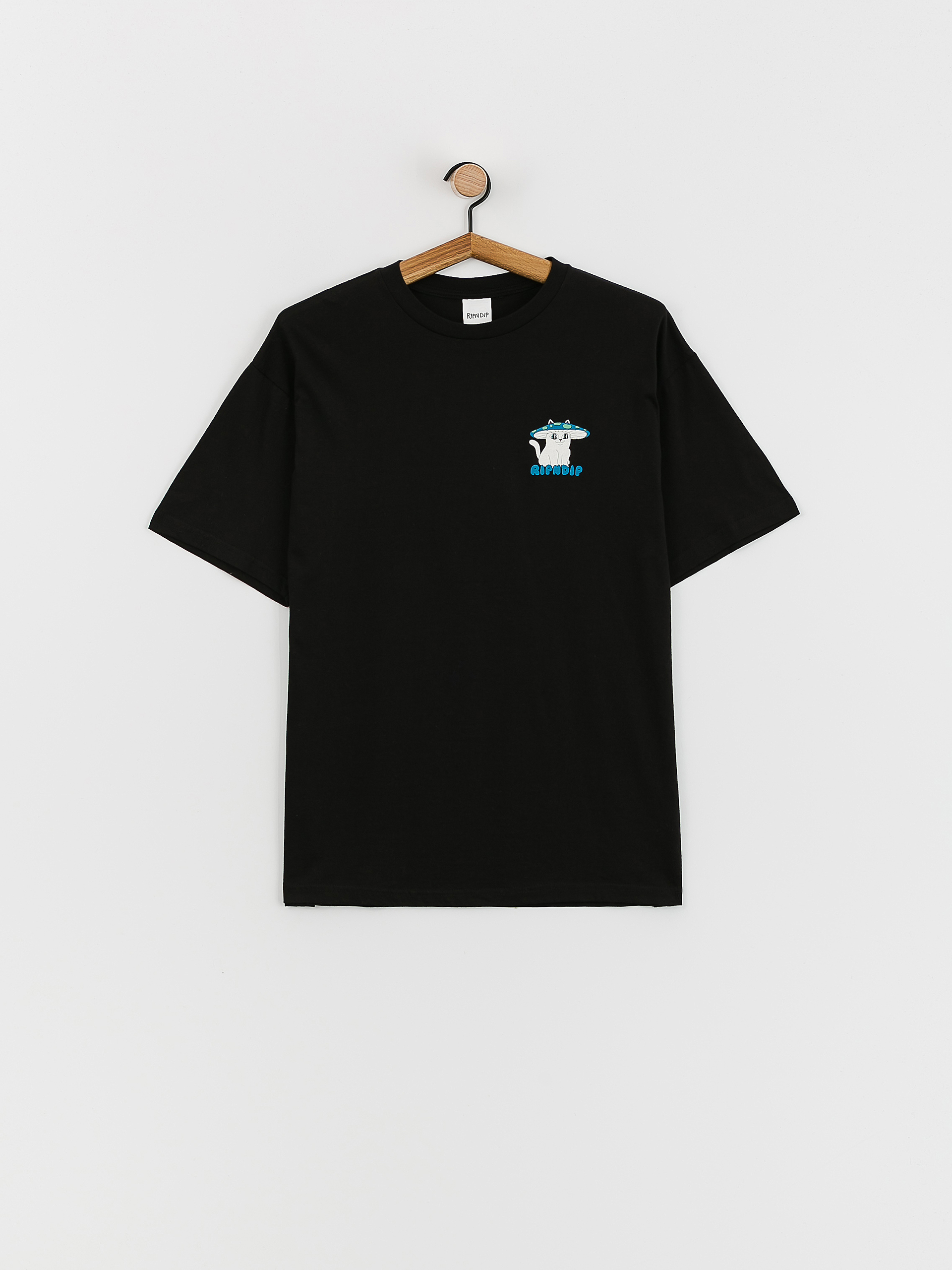 RipNDip Shroom Cat Póló (black)