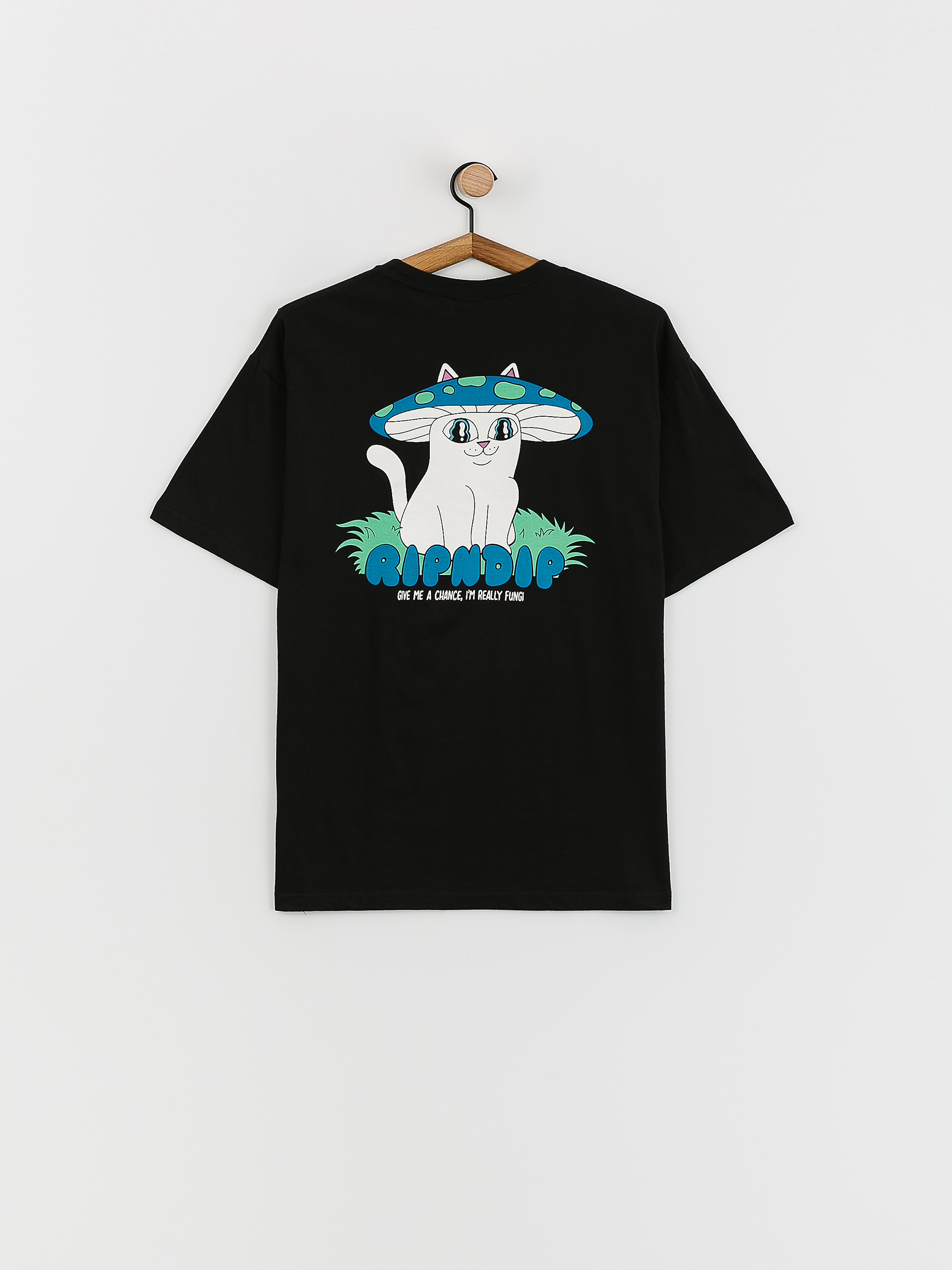 RipNDip Shroom Cat Póló (black)