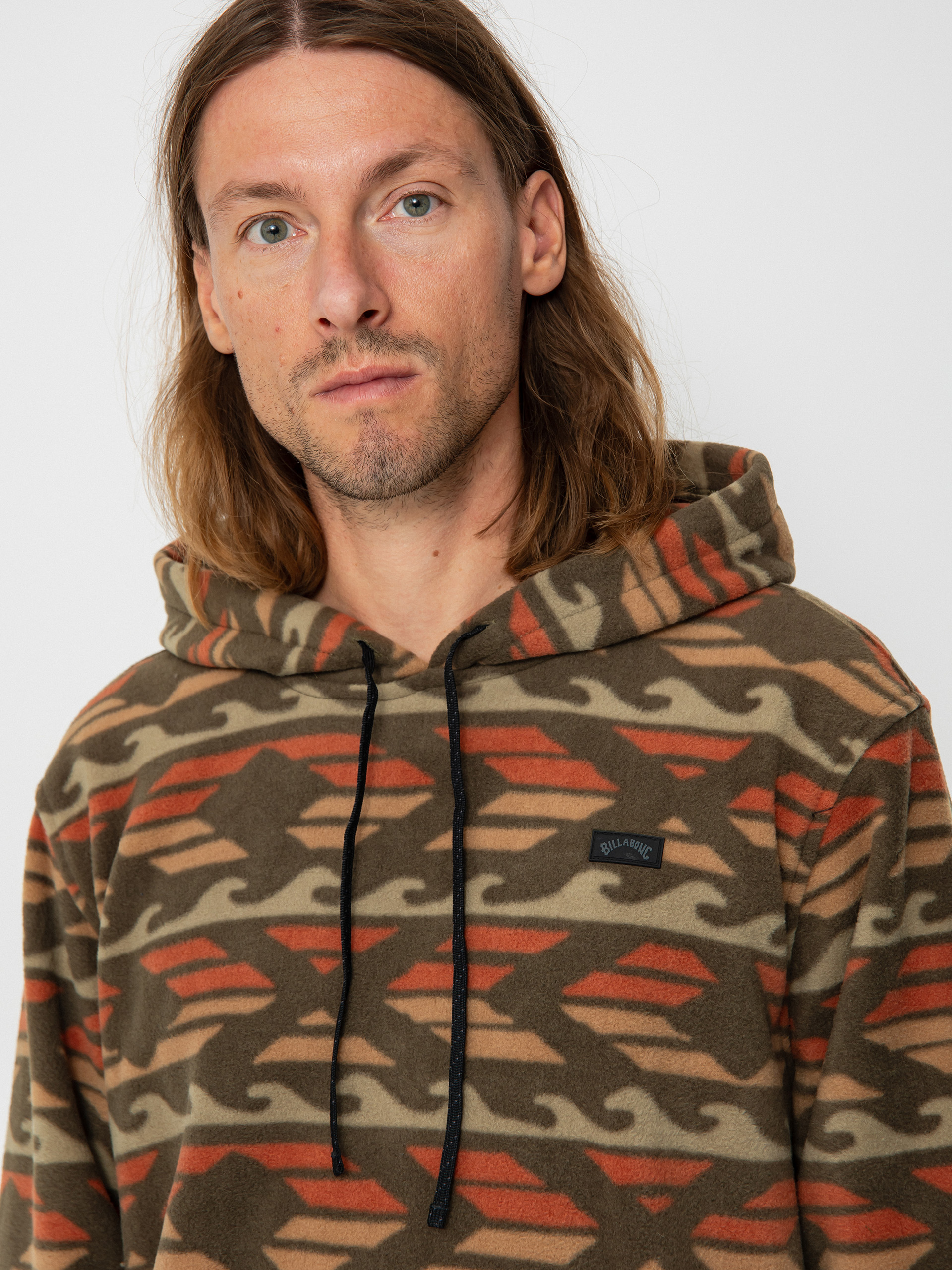 Férfi Billabong Furnace Polár pulóver (dark brown)