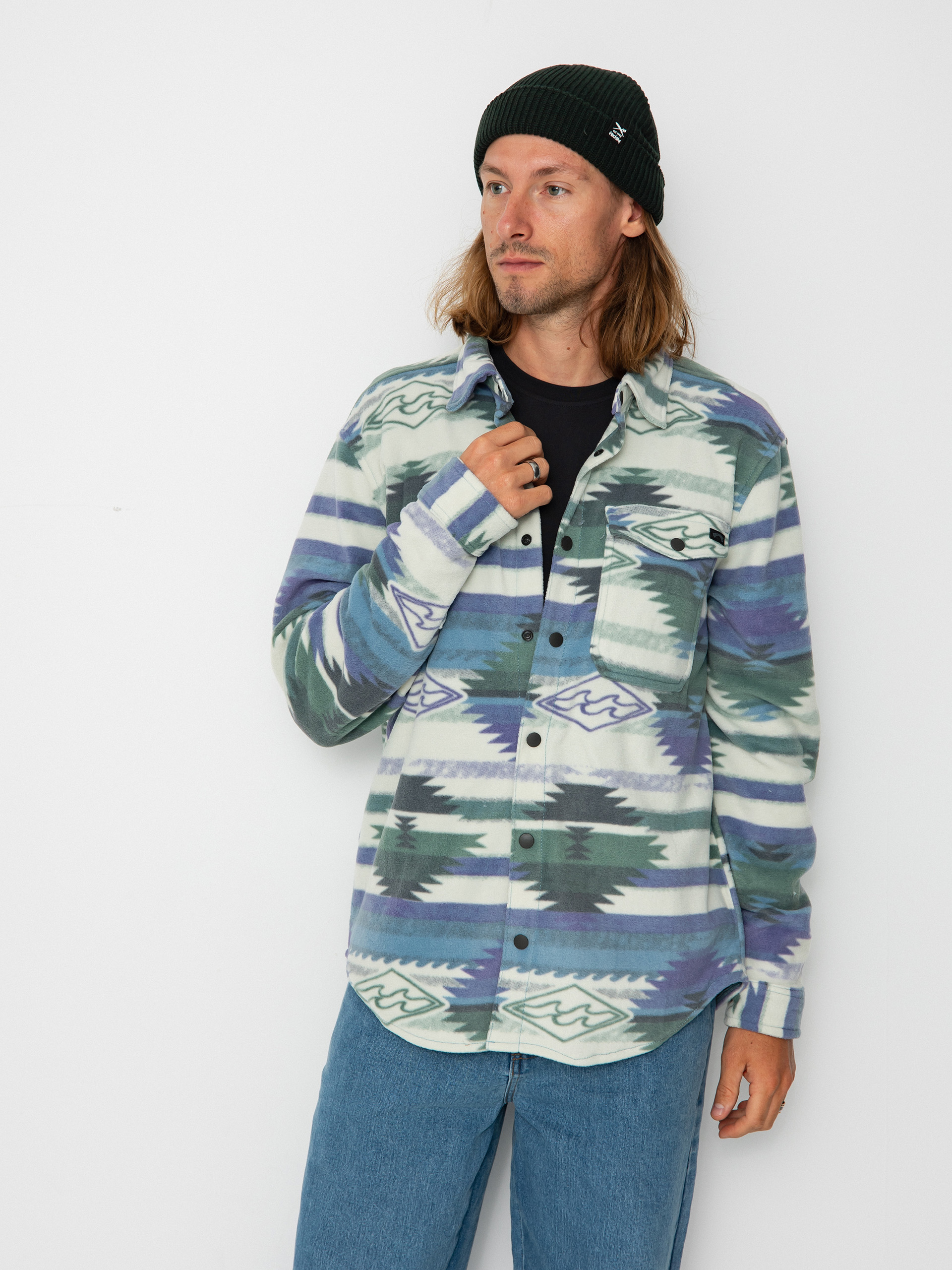 Billabong Furnace Flannel Ing (washed blue)