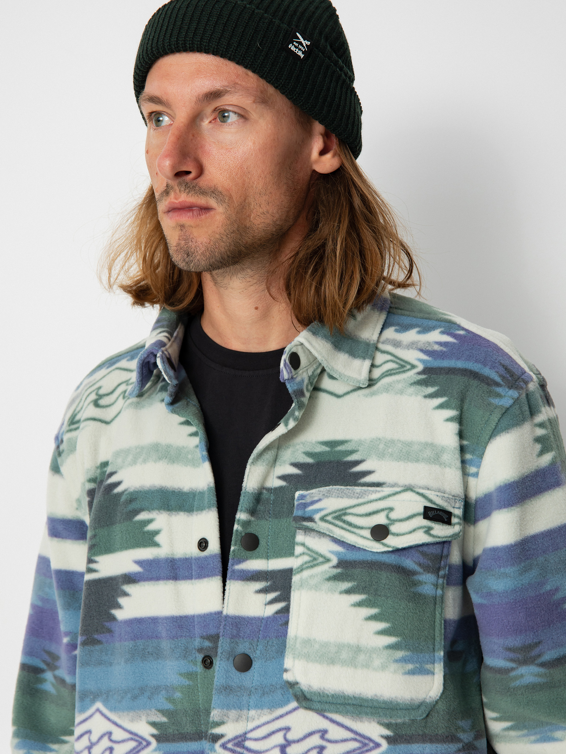 Billabong Furnace Flannel Ing (washed blue)