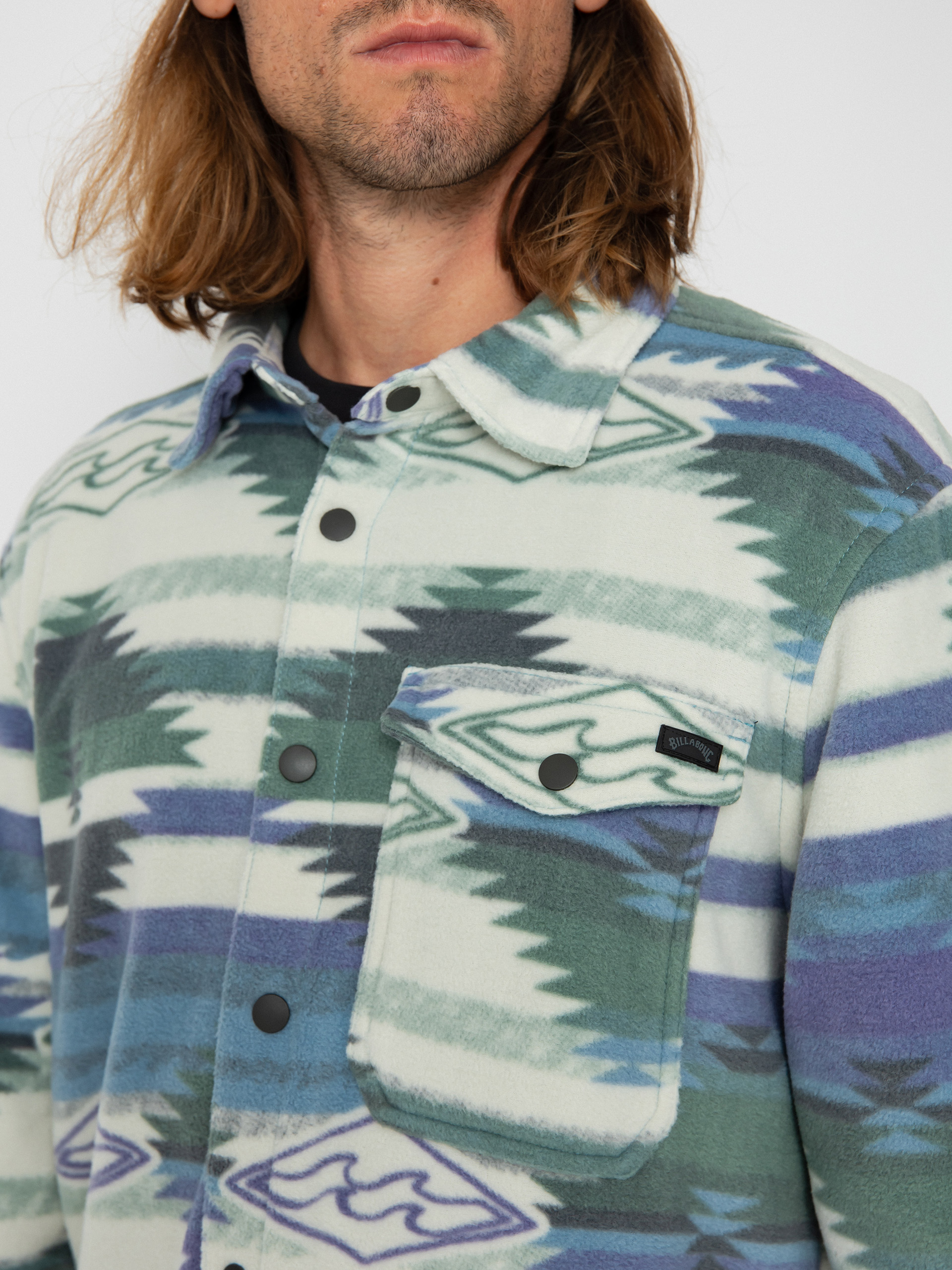 Billabong Furnace Flannel Ing (washed blue)