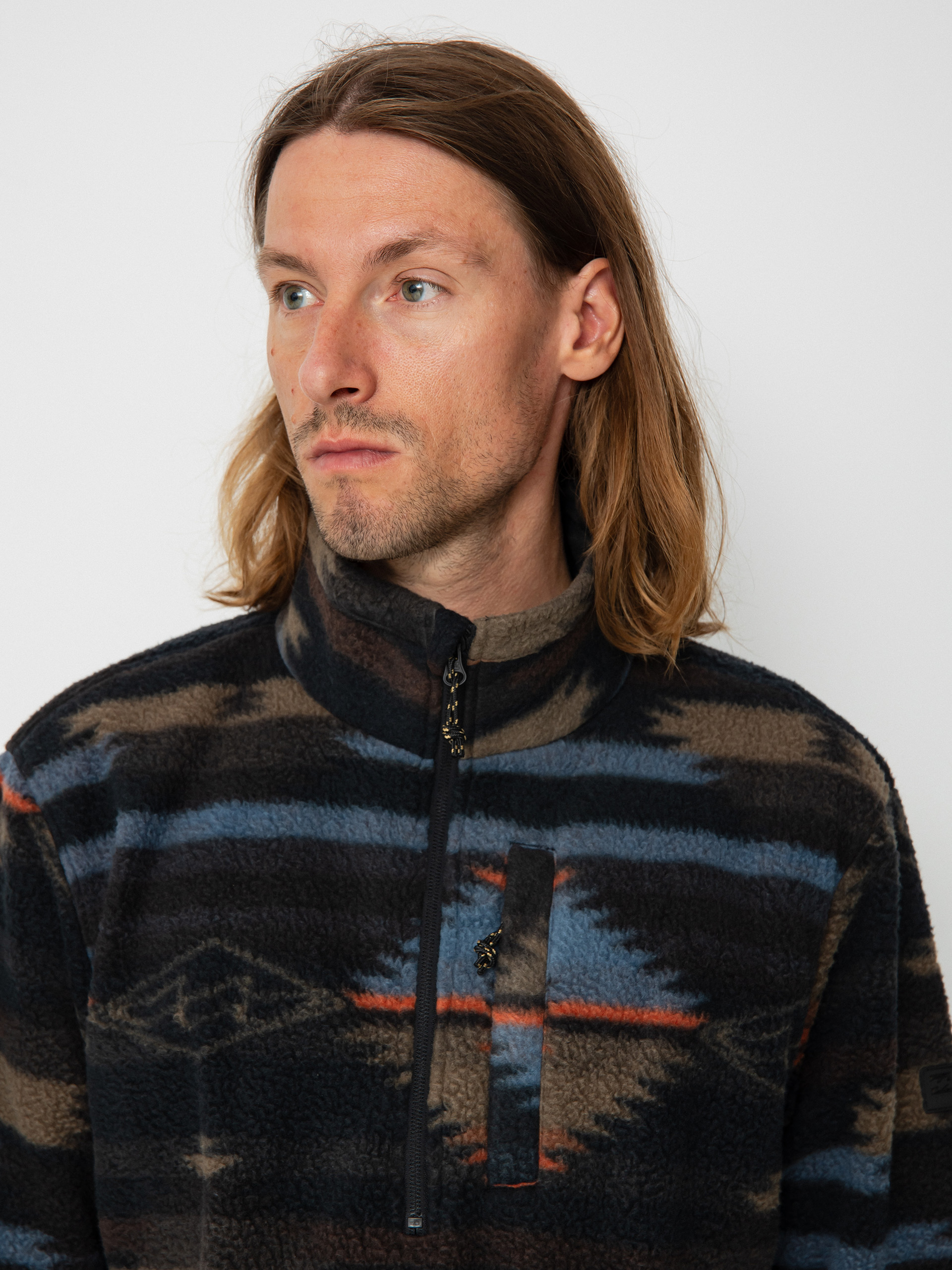 Férfi Billabong Boundary Polár pulóver (black)