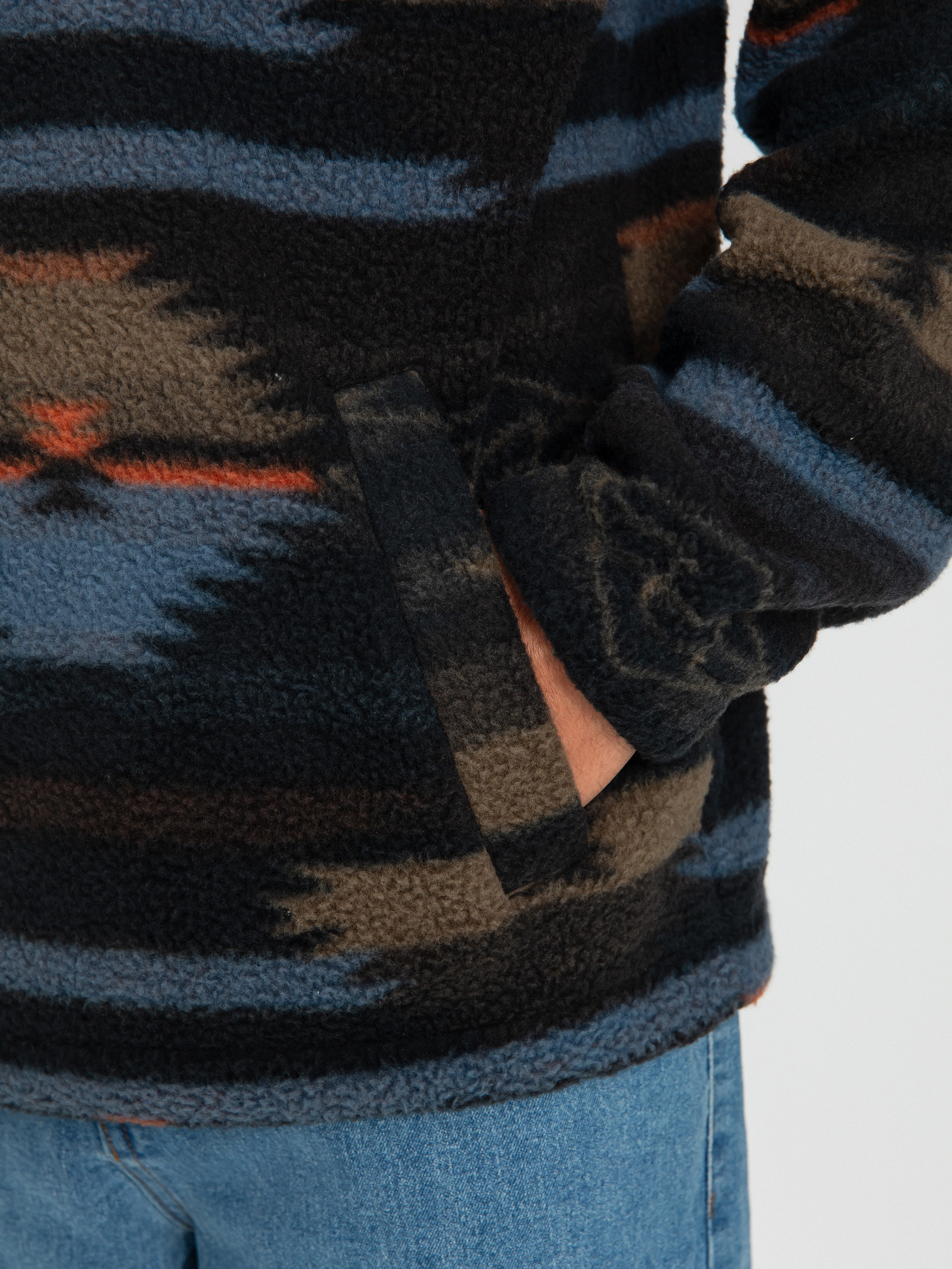 Férfi Billabong Boundary Polár pulóver (black)