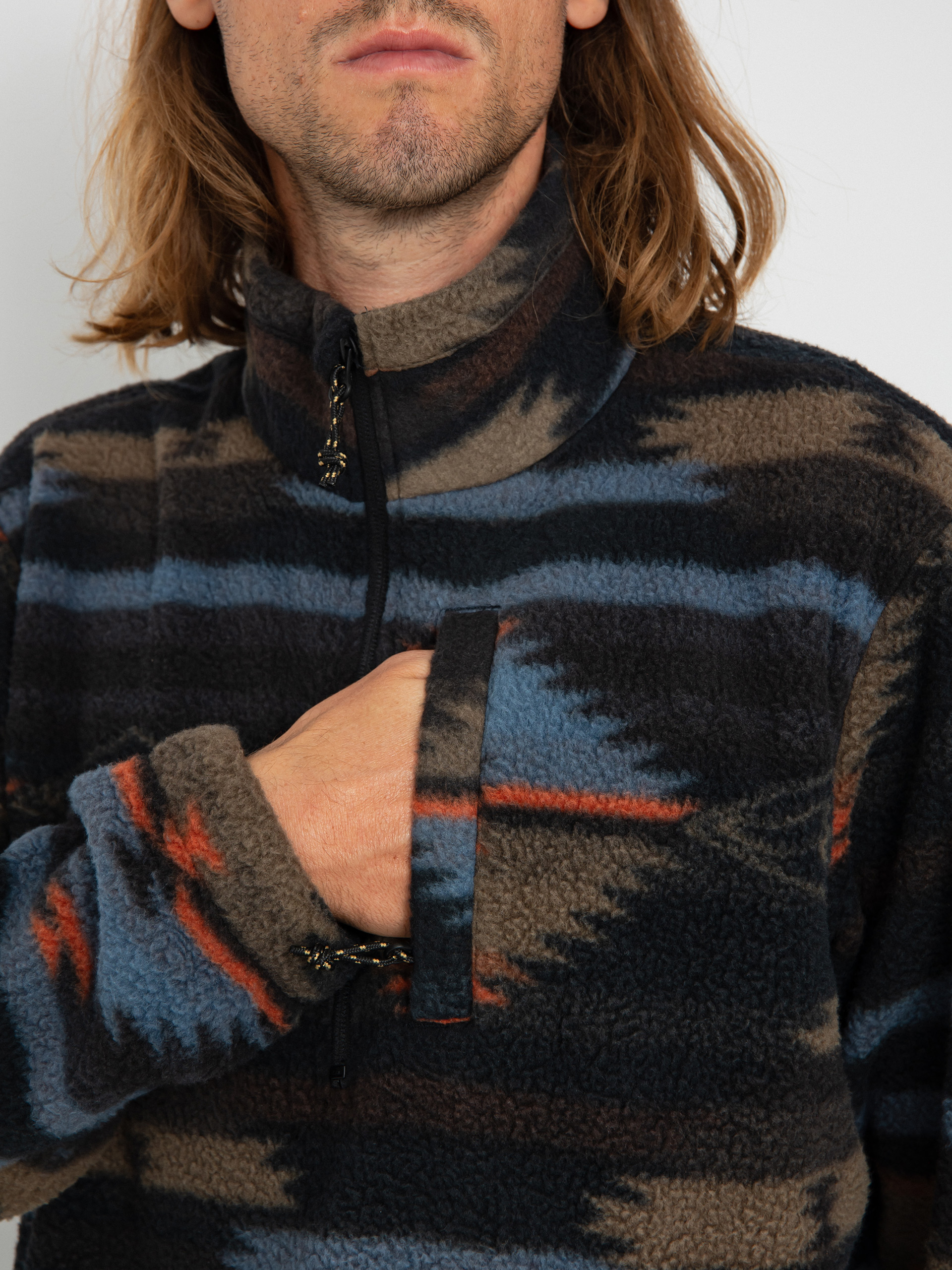 Férfi Billabong Boundary Polár pulóver (black)