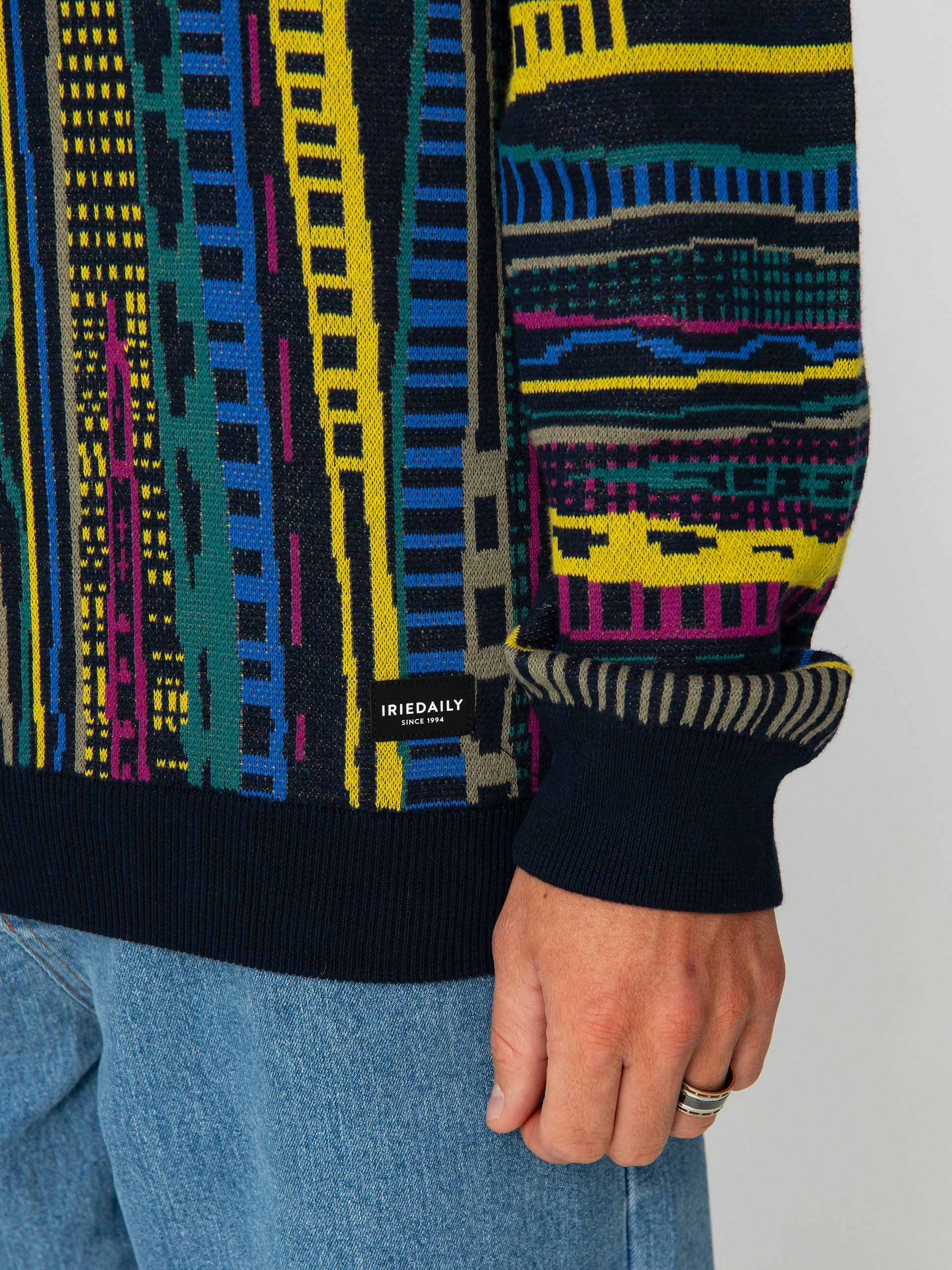 Iriedaily Theodore Pulóver (marine blue)