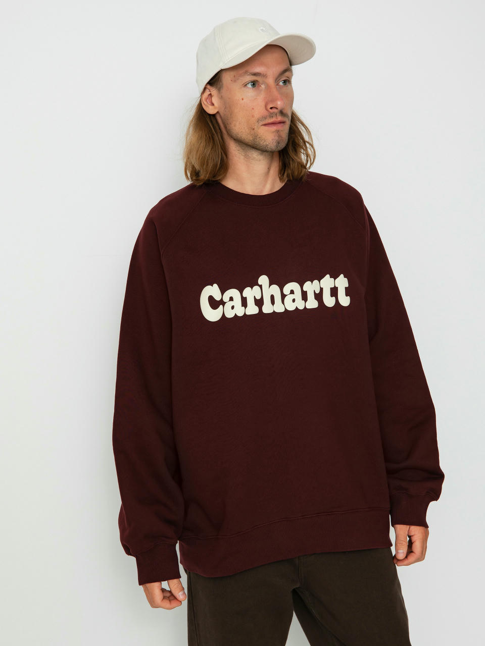 Carhartt WIP Bubbles Pulóver (amarone/wax)