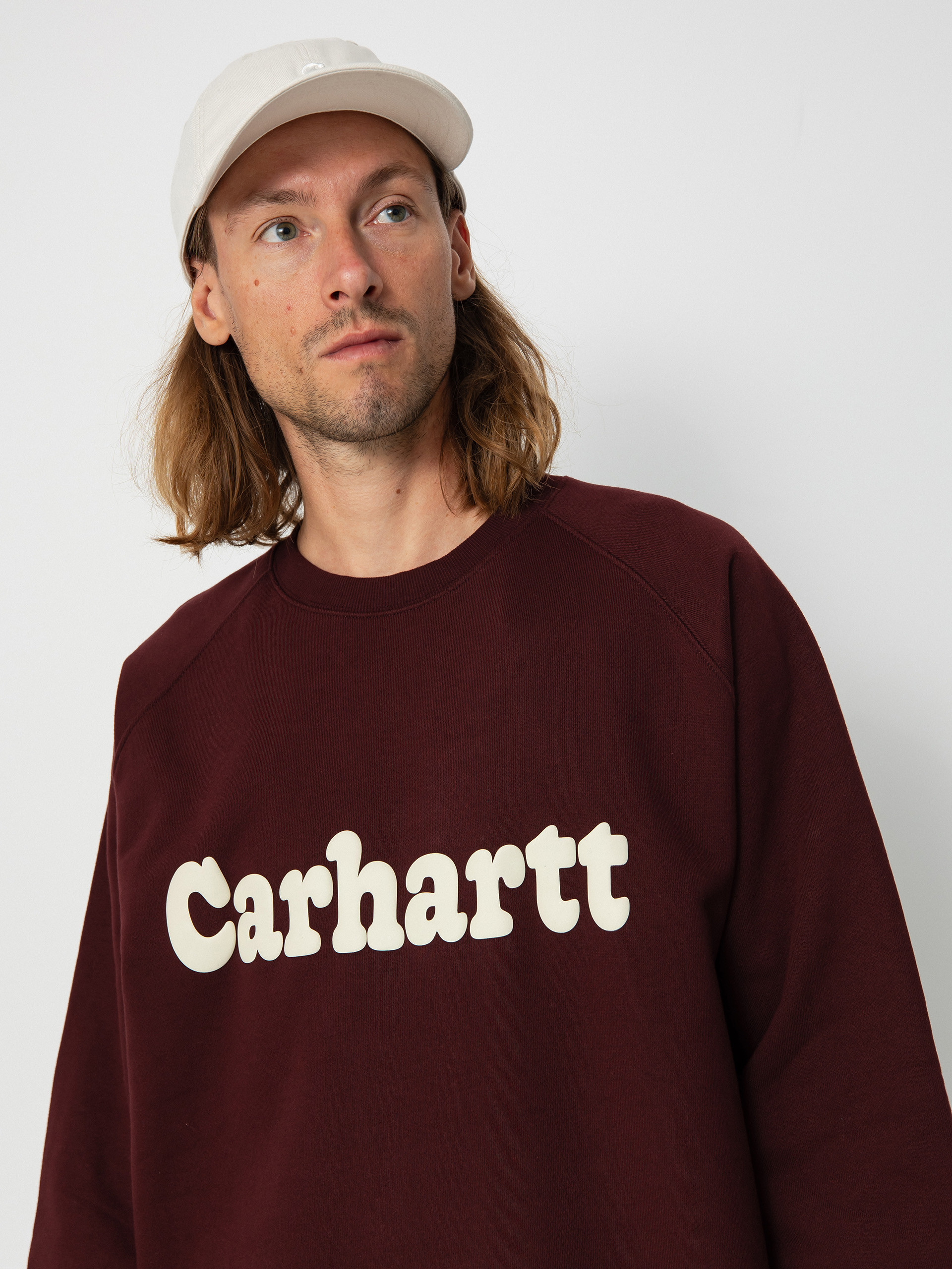 Carhartt WIP Bubbles Pulóver (amarone/wax)