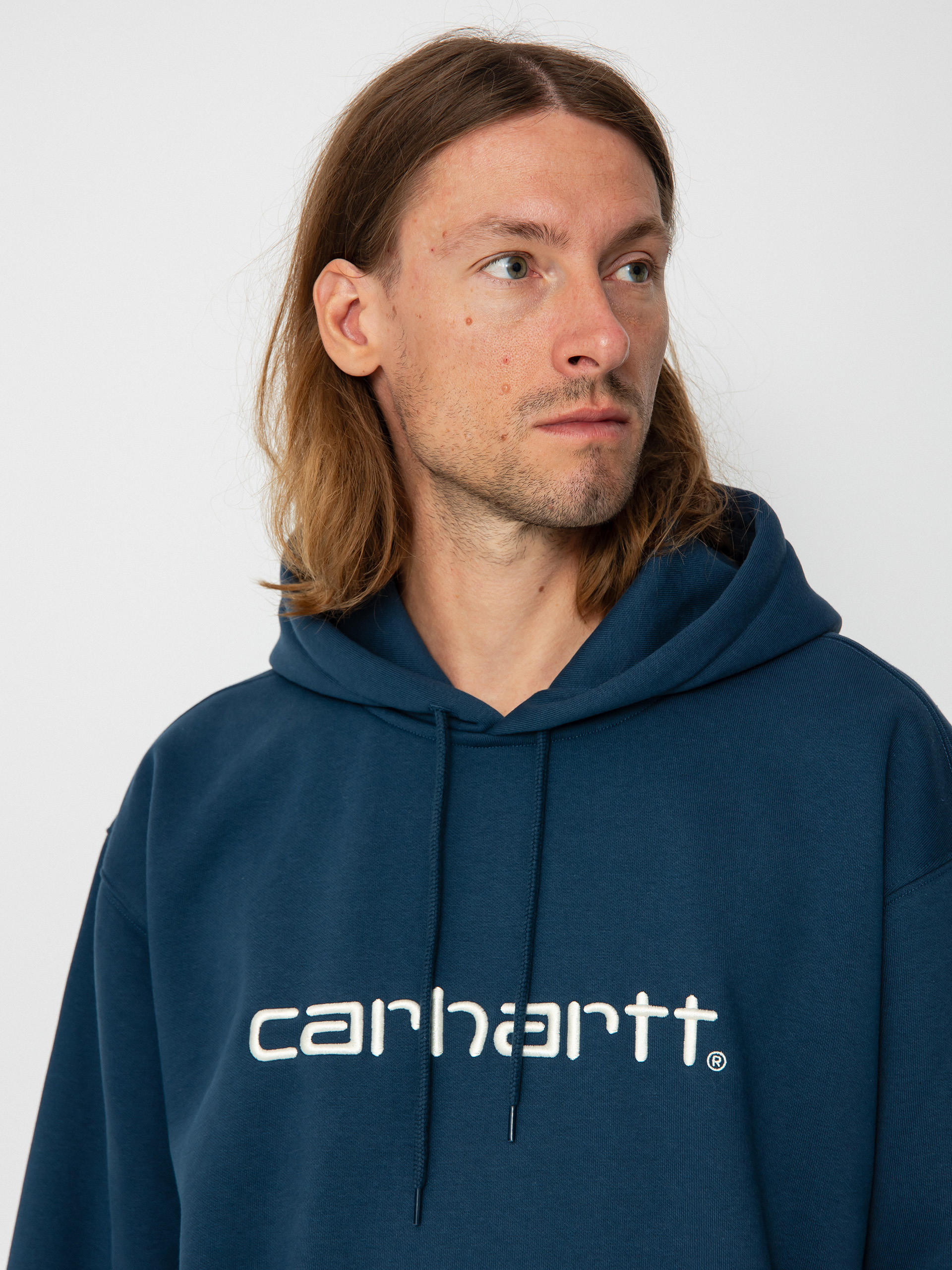 Carhartt WIP Carhartt HD Kapucnis pulóver (squid/salt)