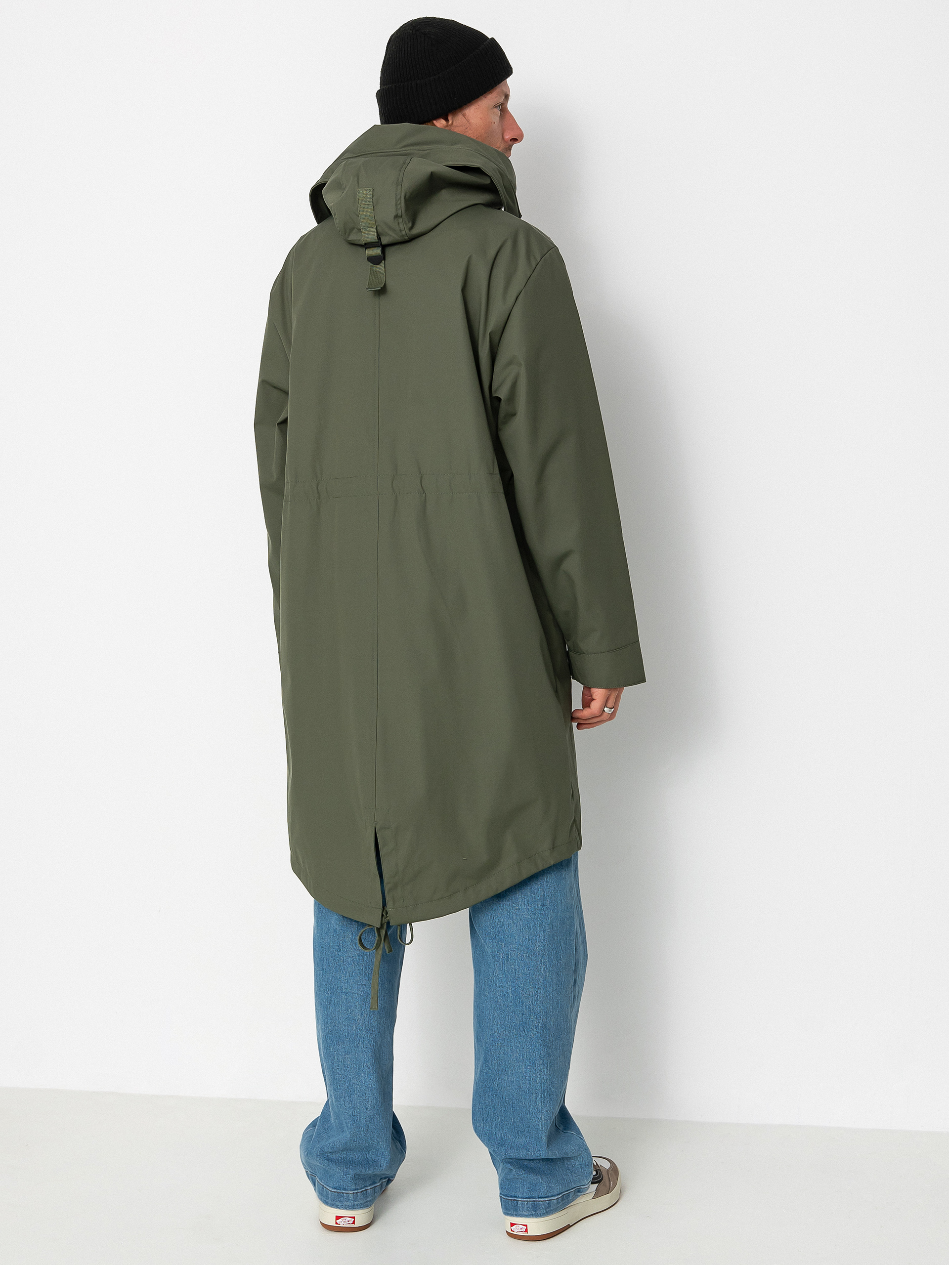 RVCA Fishtail Rainco Dzseki (cactus)