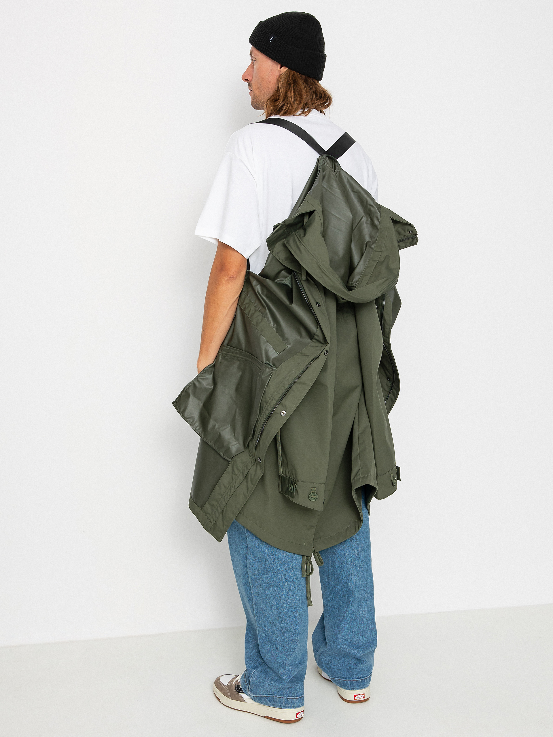 RVCA Fishtail Rainco Dzseki (cactus)