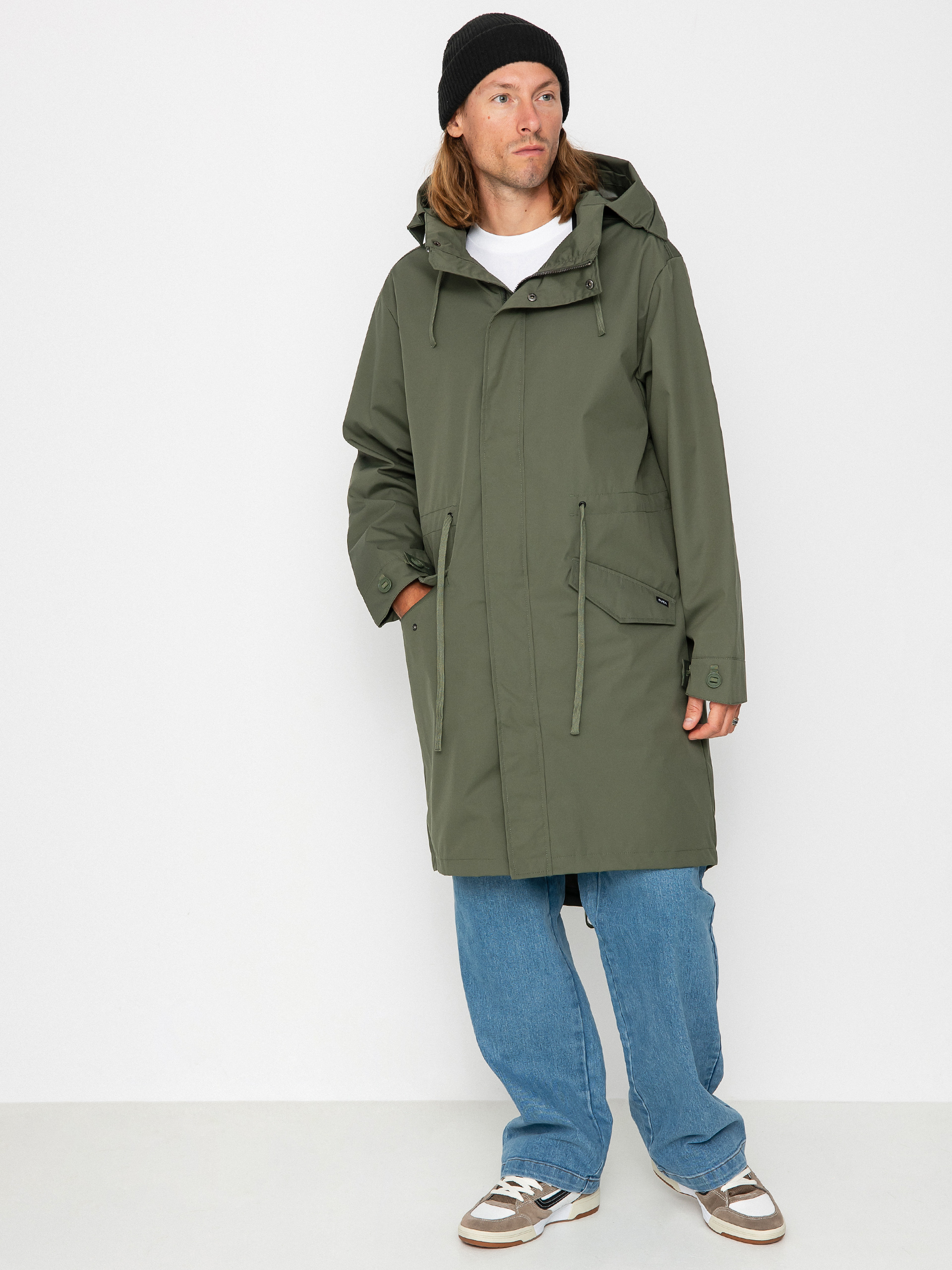 RVCA Fishtail Rainco Dzseki (cactus)