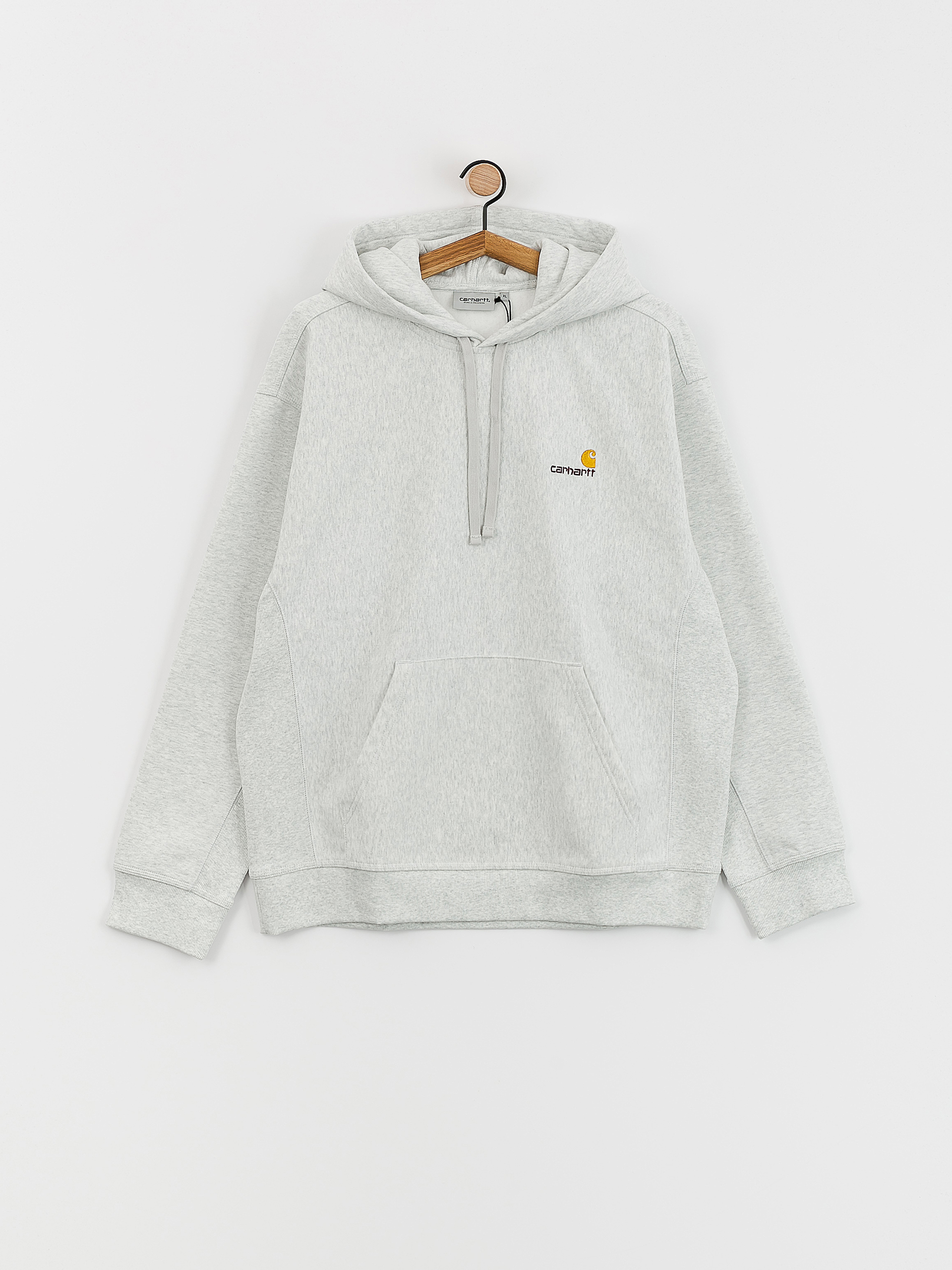 Carhartt WIP American Script HD Kapucnis pulóver (ash heather)