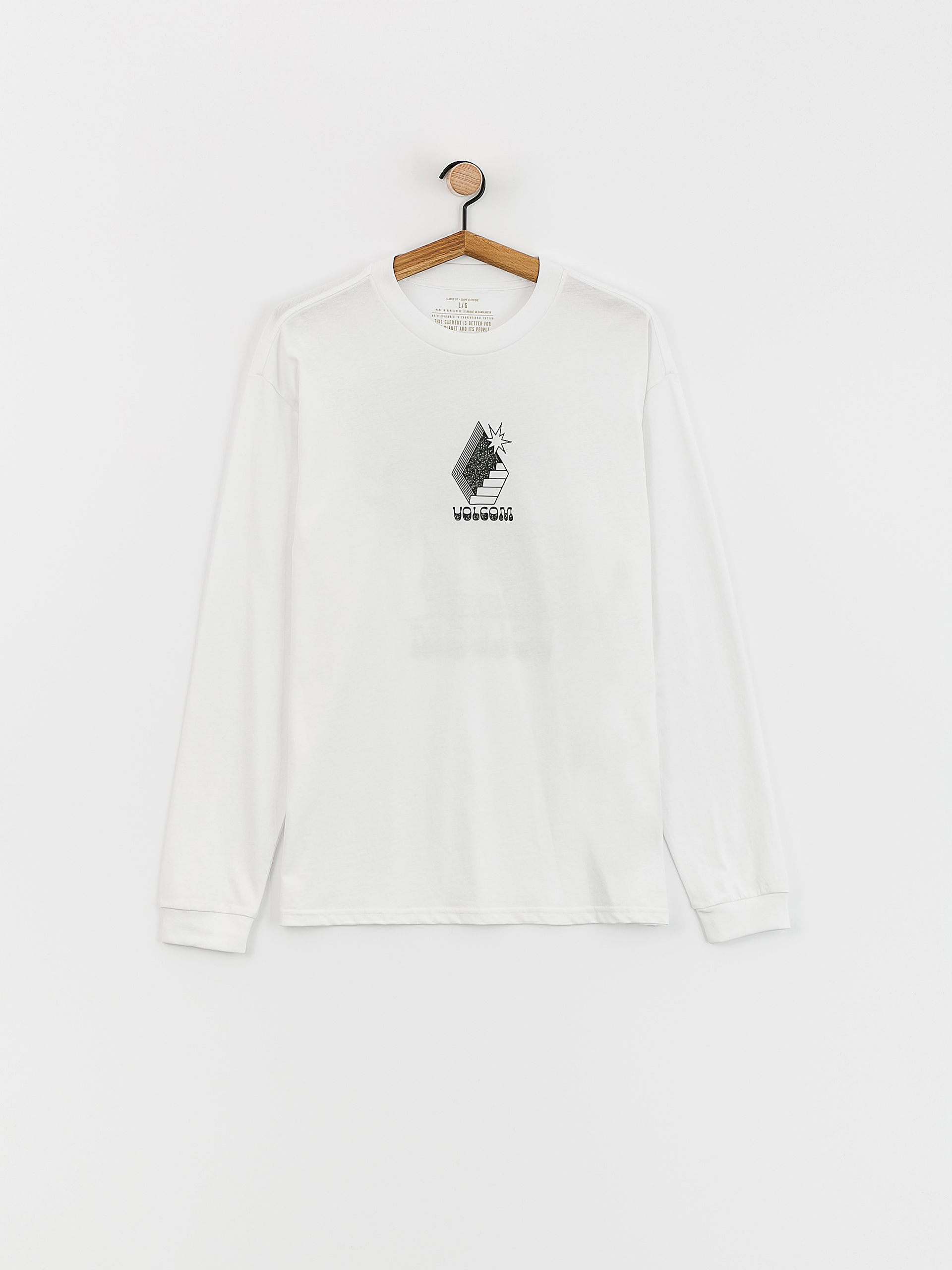 Volcom Stairway Hosszú ujjú felső (white)