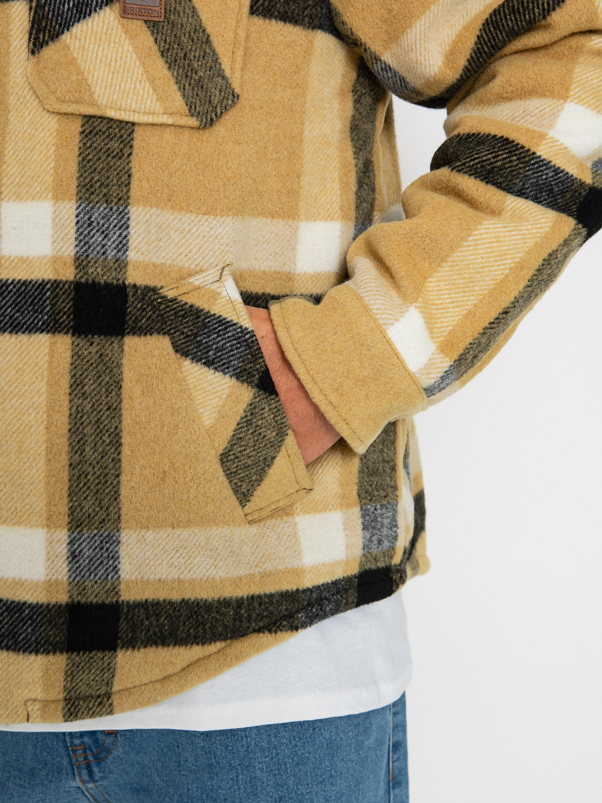 Brixton Durham Lined Dzseki (antelope/off white/black)