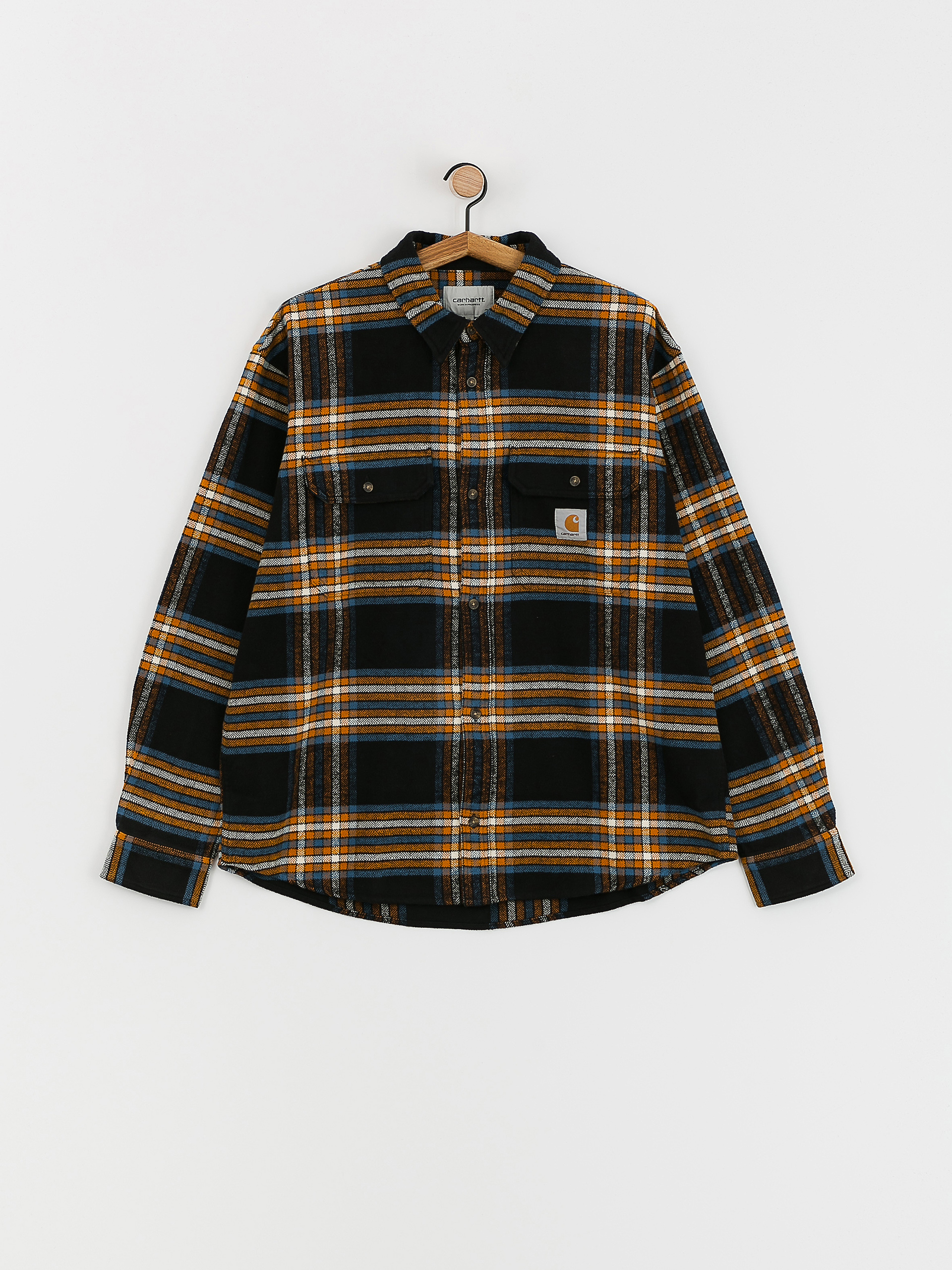 Carhartt WIP Hawkins Ing (hawkins check black/prussian blue)