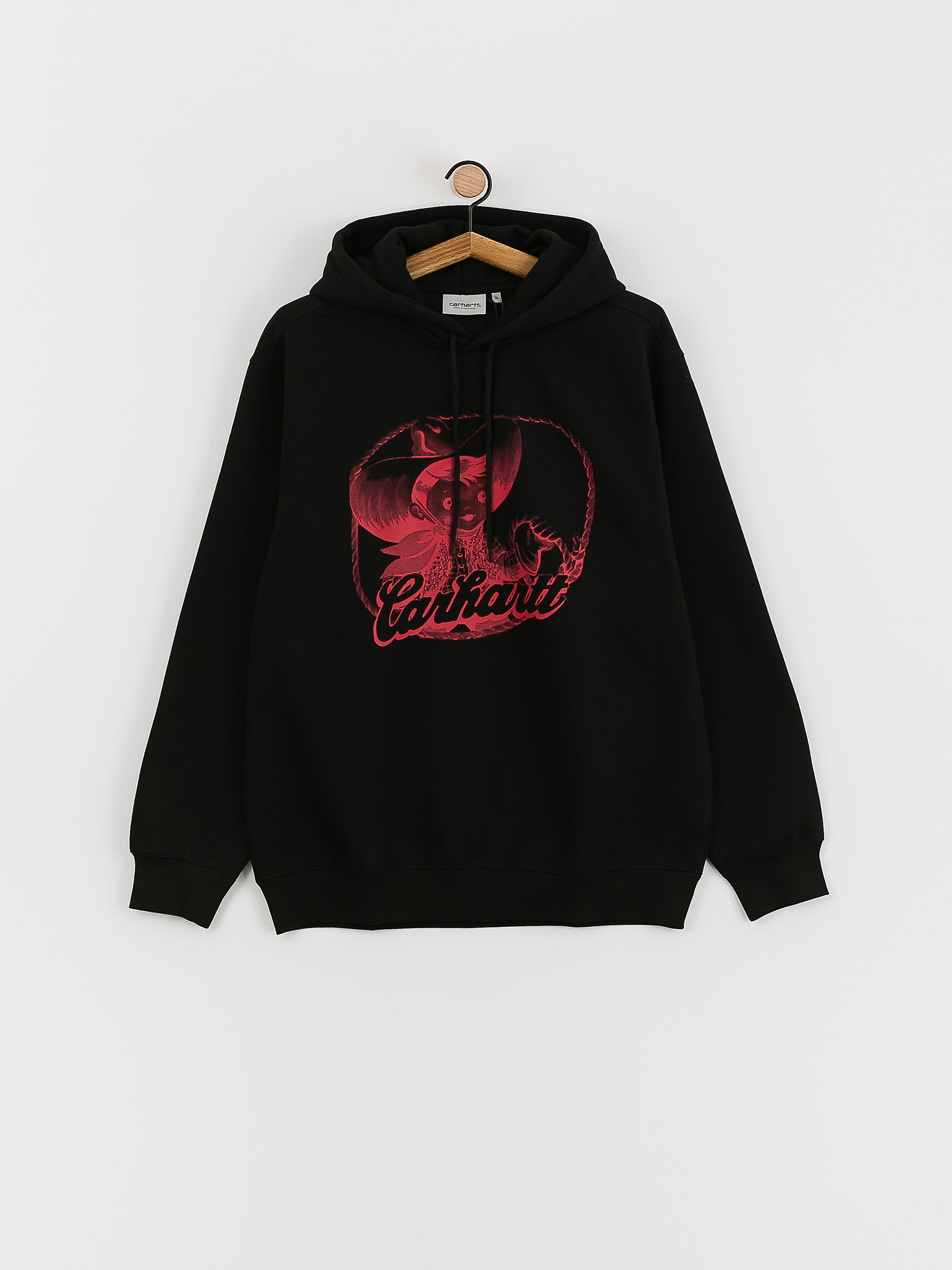 Carhartt WIP Buddy HD Kapucnis pulóver (black/red)