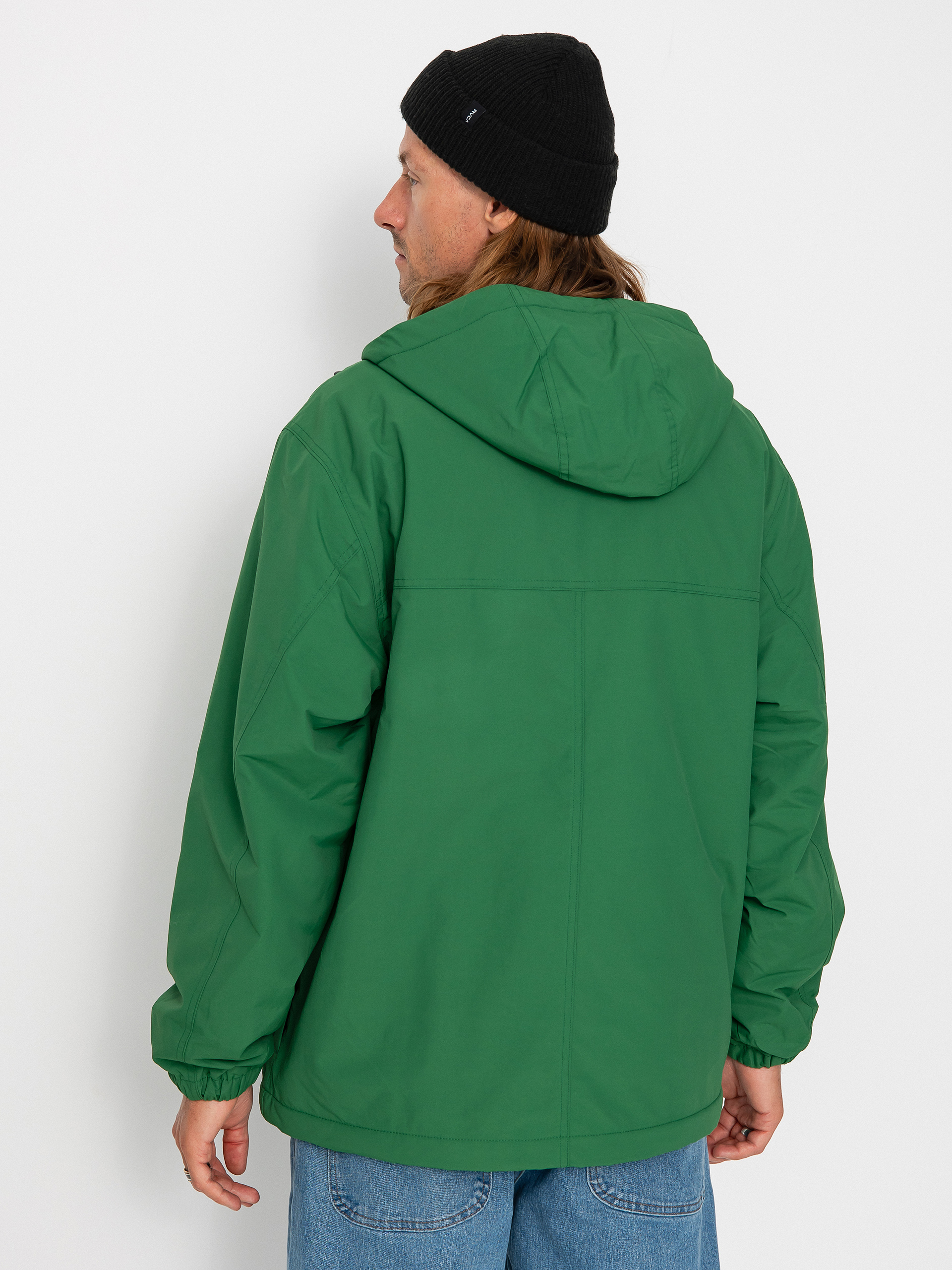 Carhartt WIP Windbreaker Pullover Dzseki (aspen green/black)