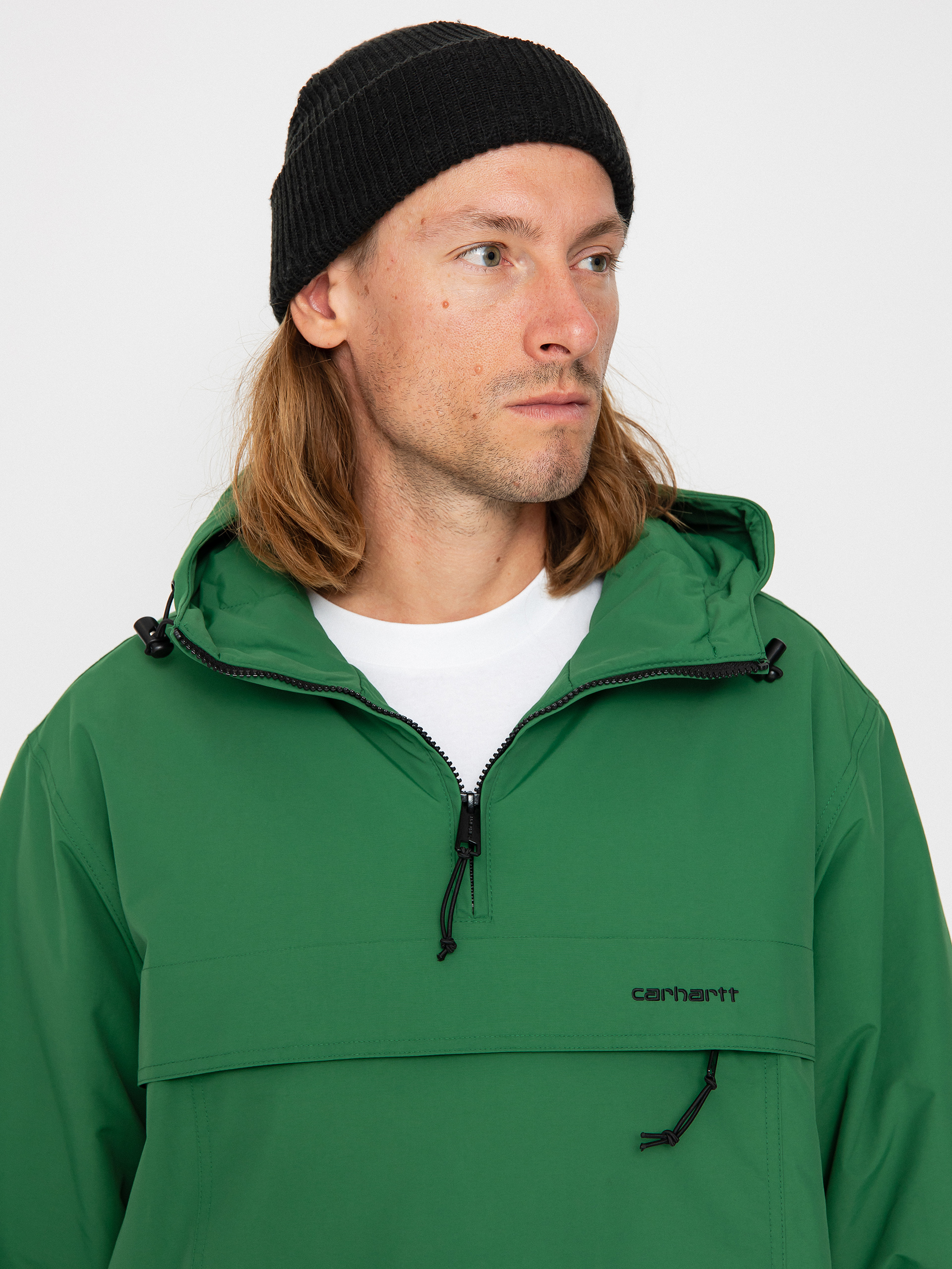 Carhartt WIP Windbreaker Pullover Dzseki (aspen green/black)