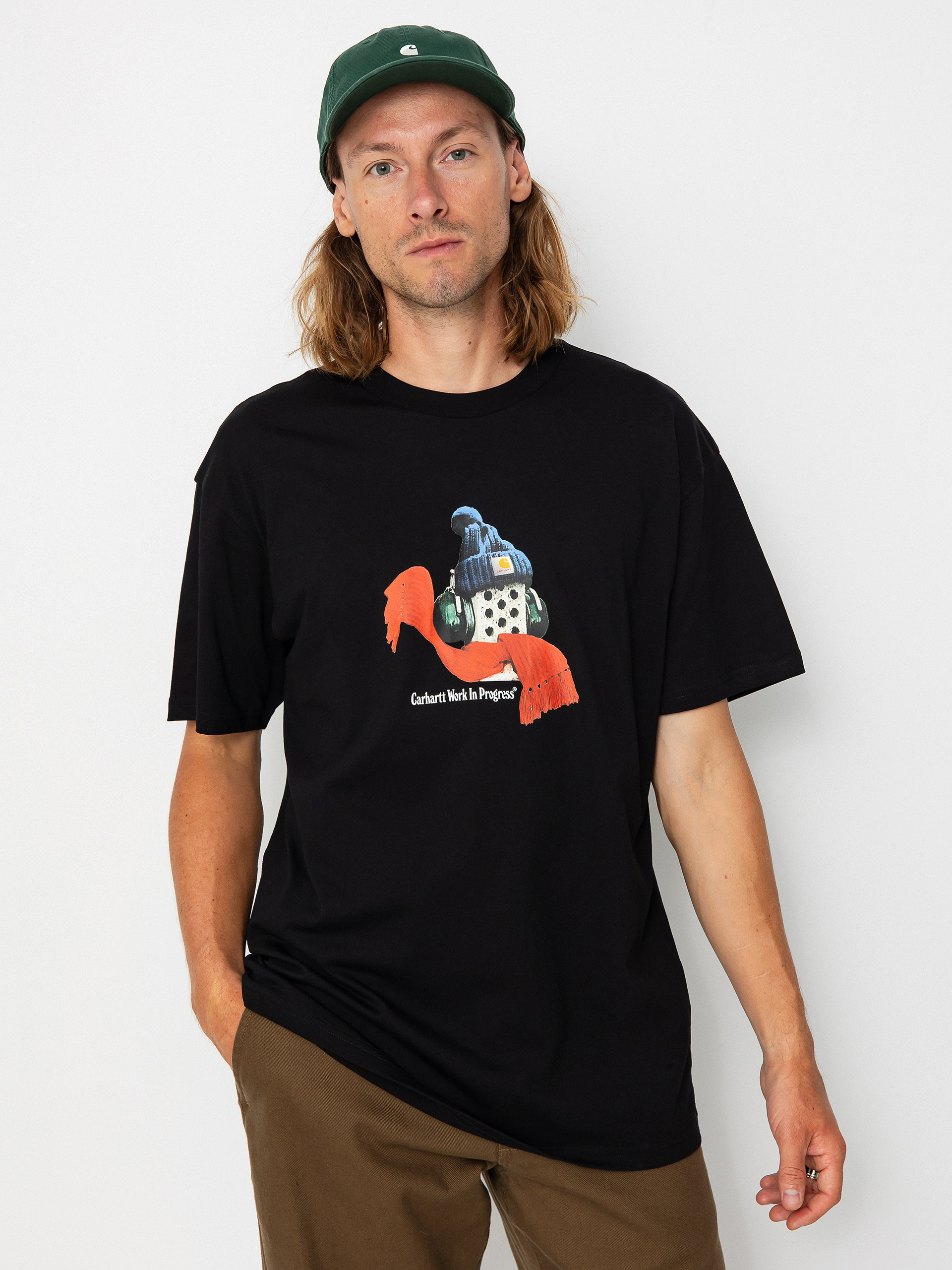 Carhartt WIP Stone Cold Ujjatlan felső (black)