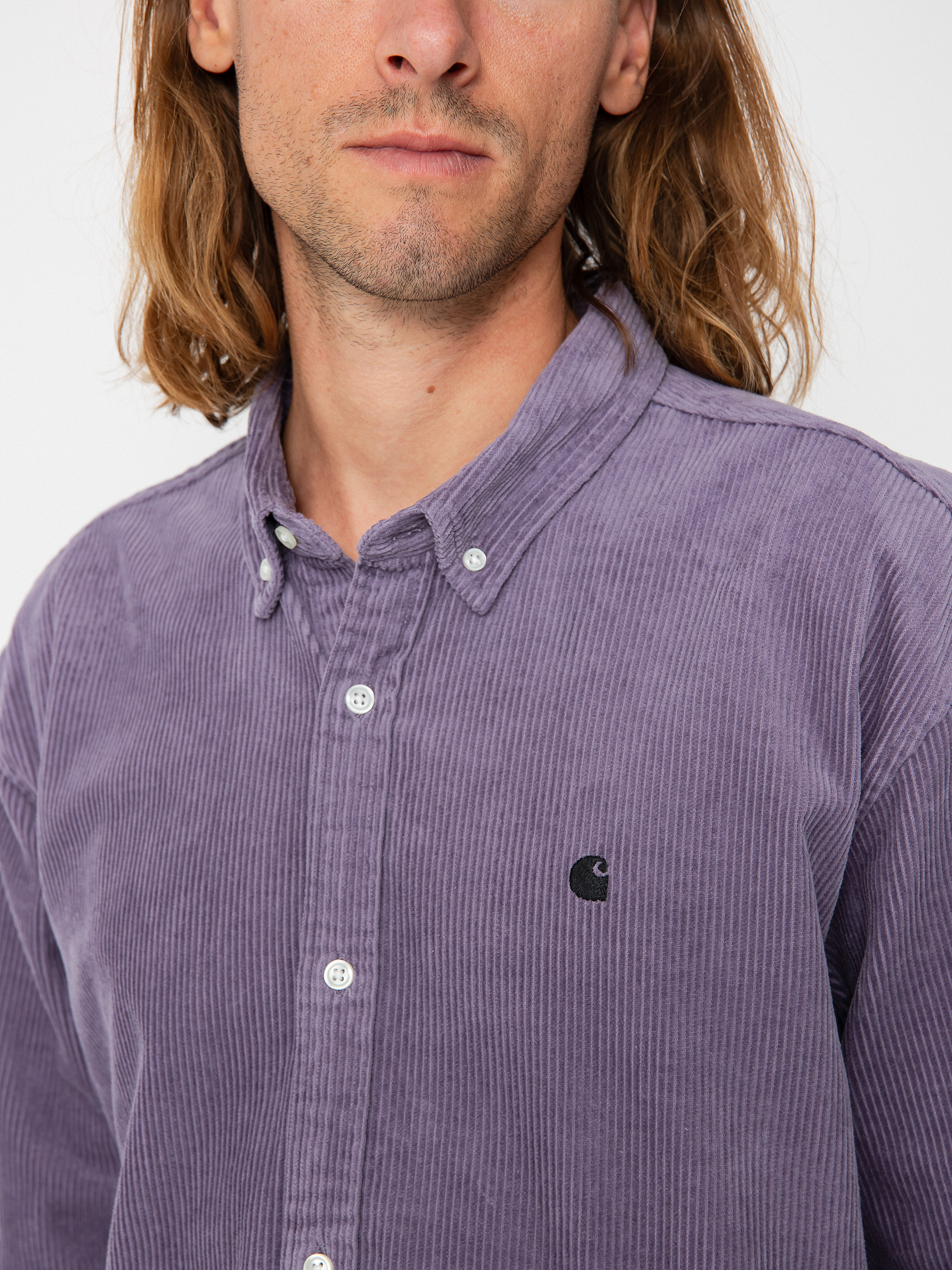 Carhartt WIP Madison Cord Ing (glassy purple/black)
