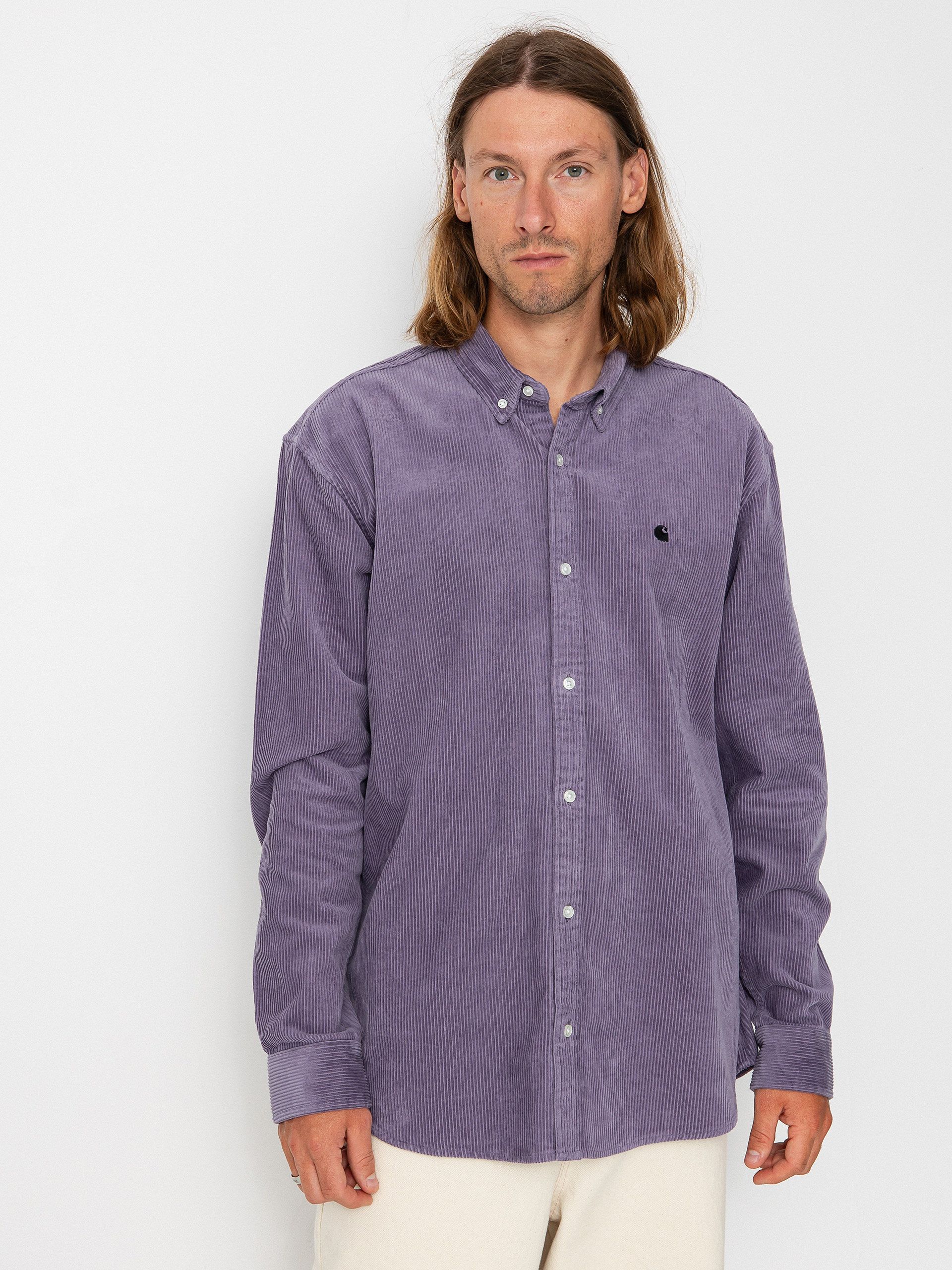 Carhartt WIP Madison Cord Ing (glassy purple/black)